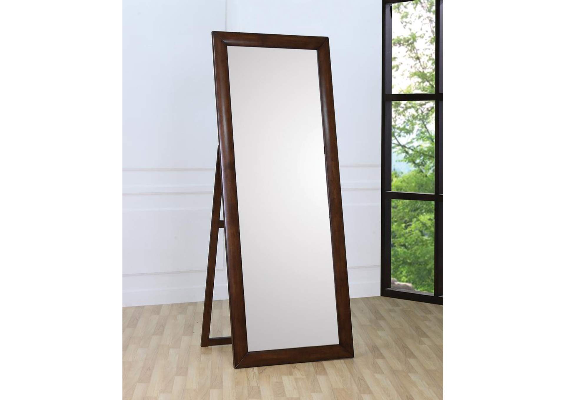 Hillary Walnut Standing Mirror,ABF Coaster Furniture