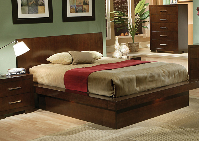 Jessica Cappuccino California King Bed,ABF Coaster Furniture