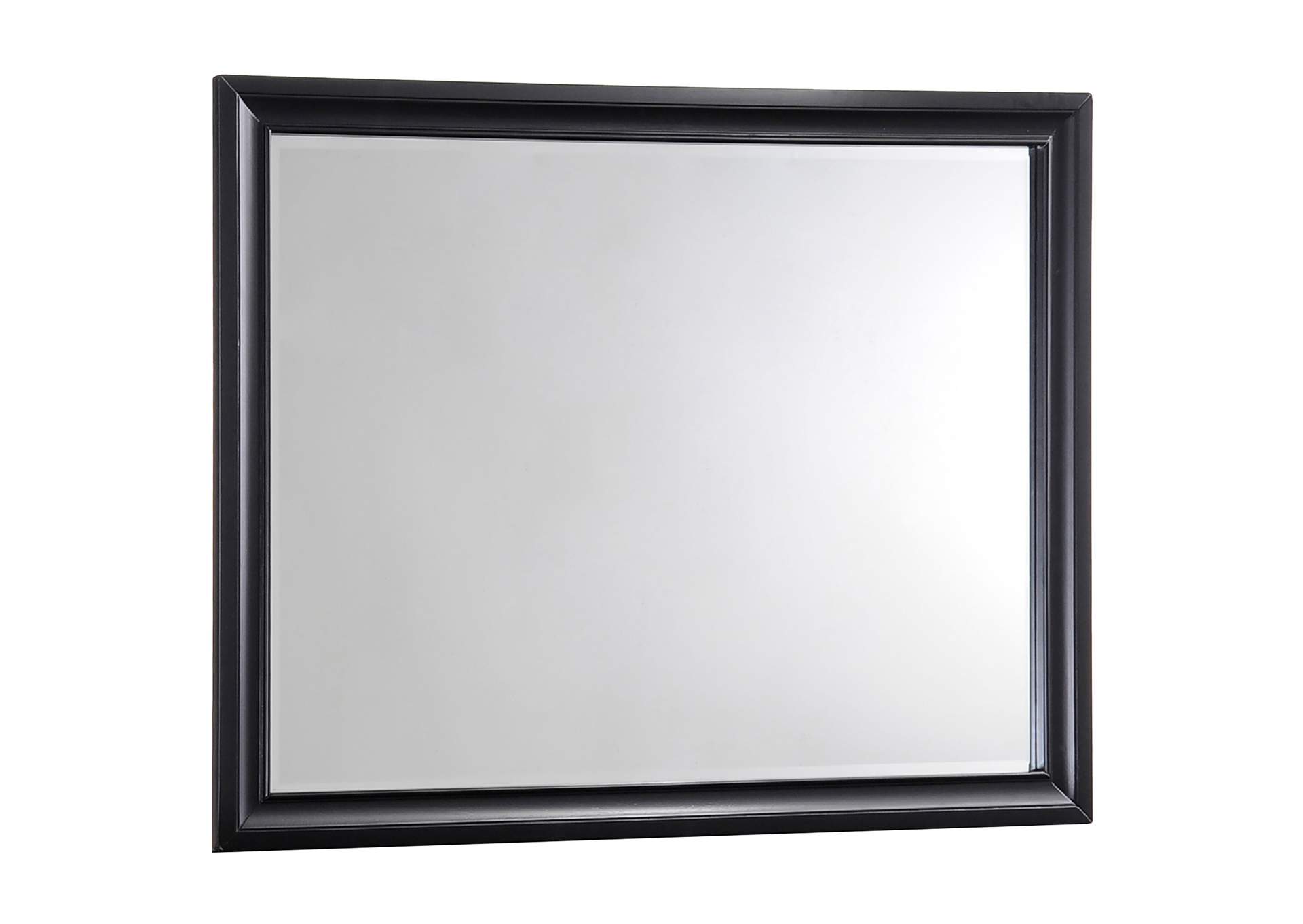 Barzini Rectangular Mirror Black,Coaster Furniture