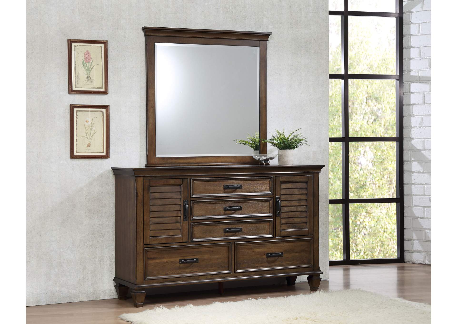 DRESSER WITH MIRROR,Coaster Furniture