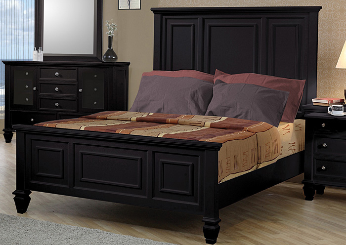 Sandy Beach Black California King Bed,ABF Coaster Furniture