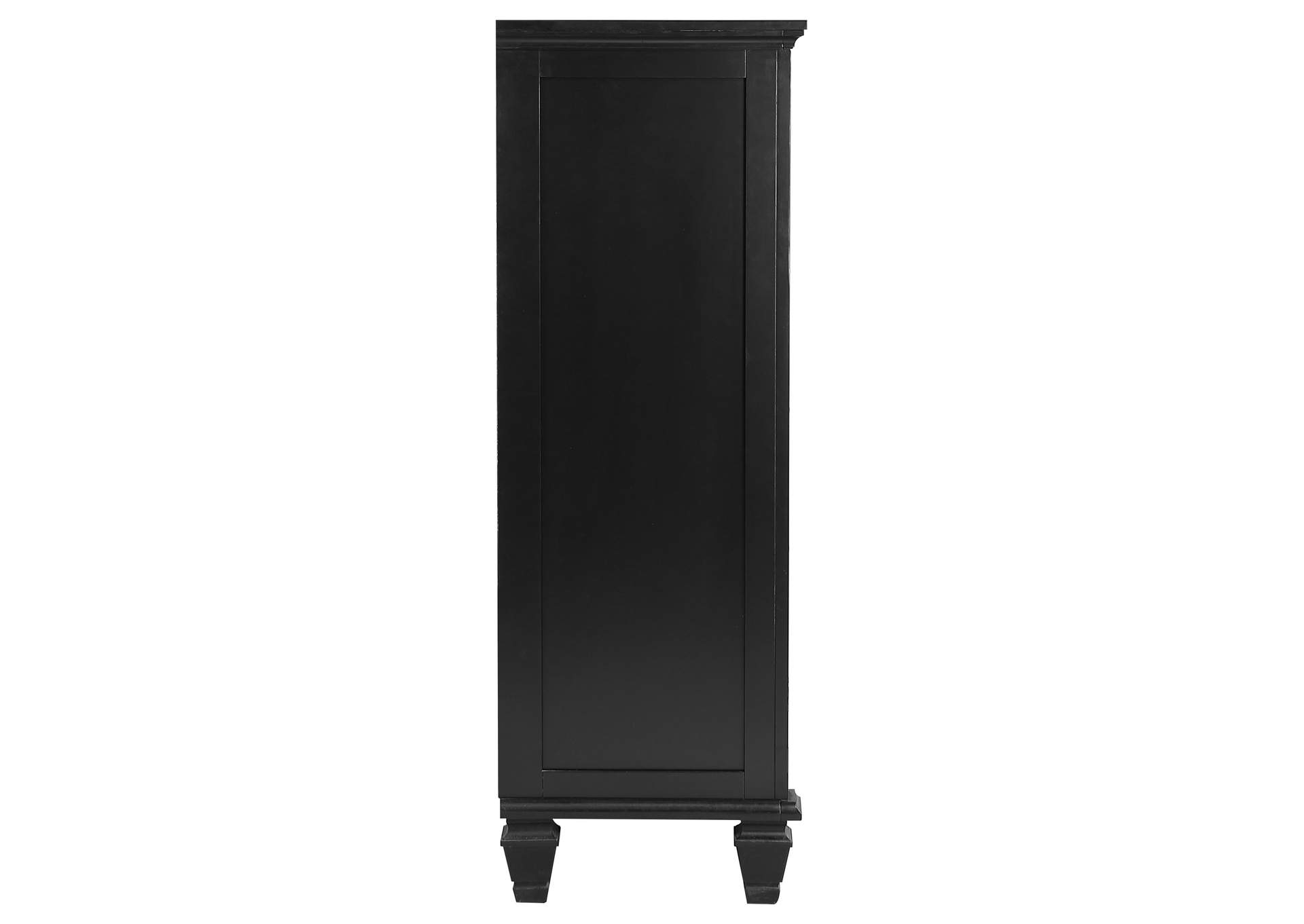 Sandy Beach 5-drawer Chest Black,Coaster Furniture