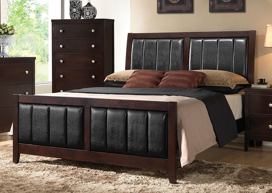 Solid Wood & Veneer California King Bed,ABF Coaster Furniture