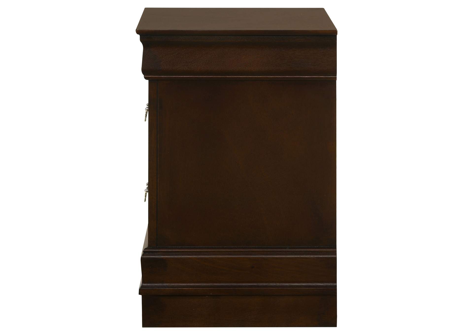 Louis Philippe 2-drawer Nightstand Cappuccino,Coaster Furniture