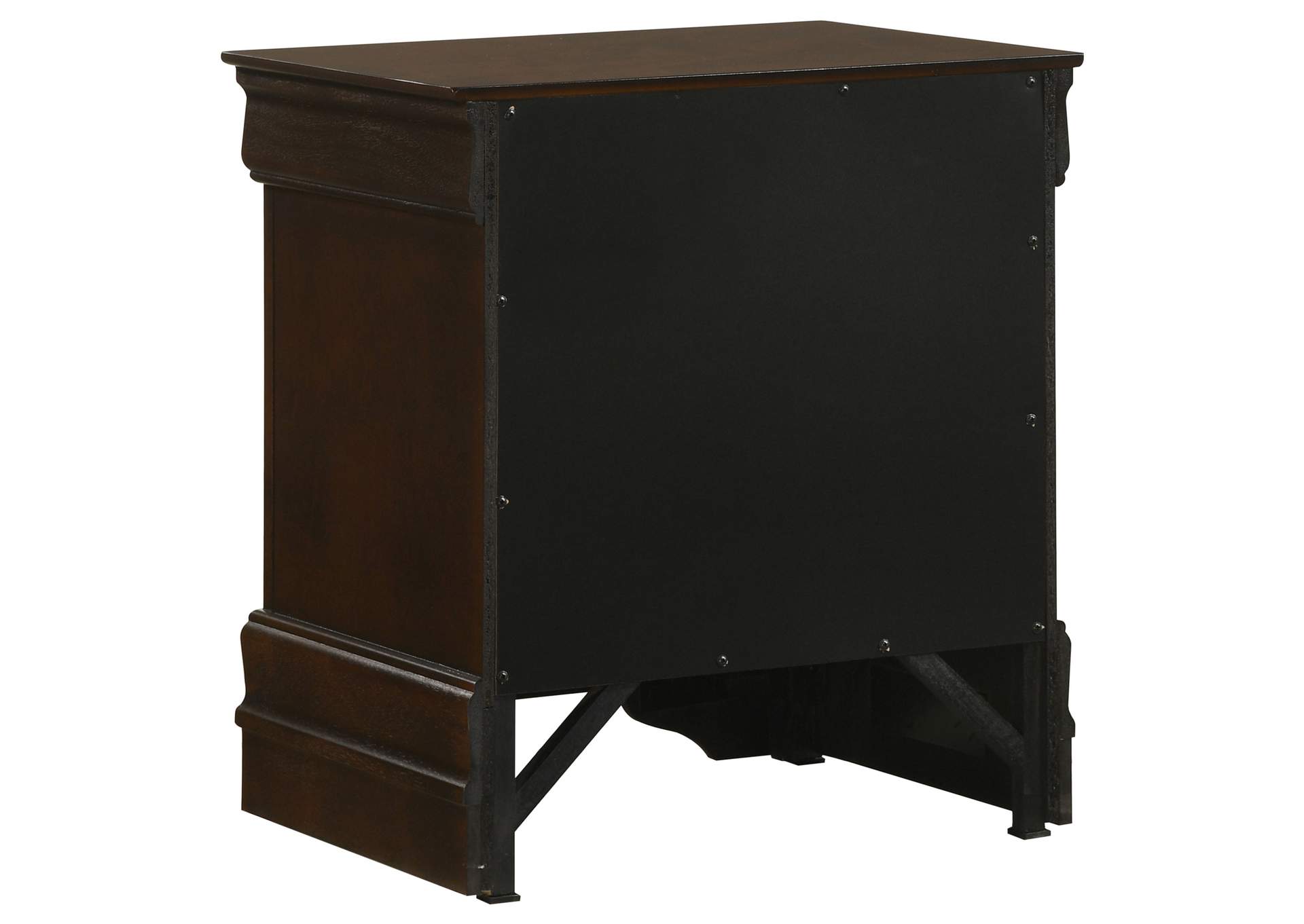 Louis Philippe 2-drawer Nightstand Cappuccino,Coaster Furniture