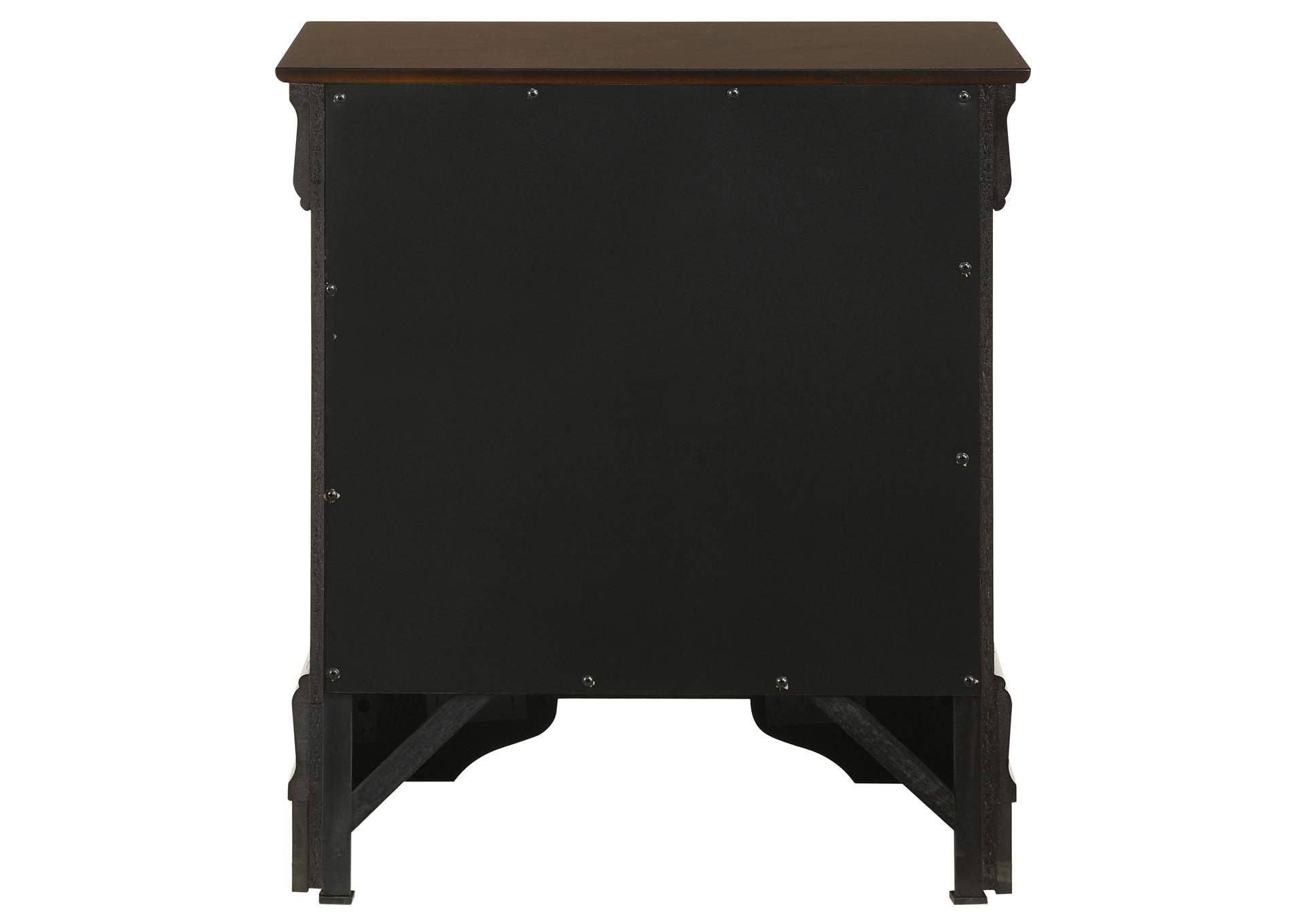 Louis Philippe 2-drawer Nightstand Cappuccino,Coaster Furniture