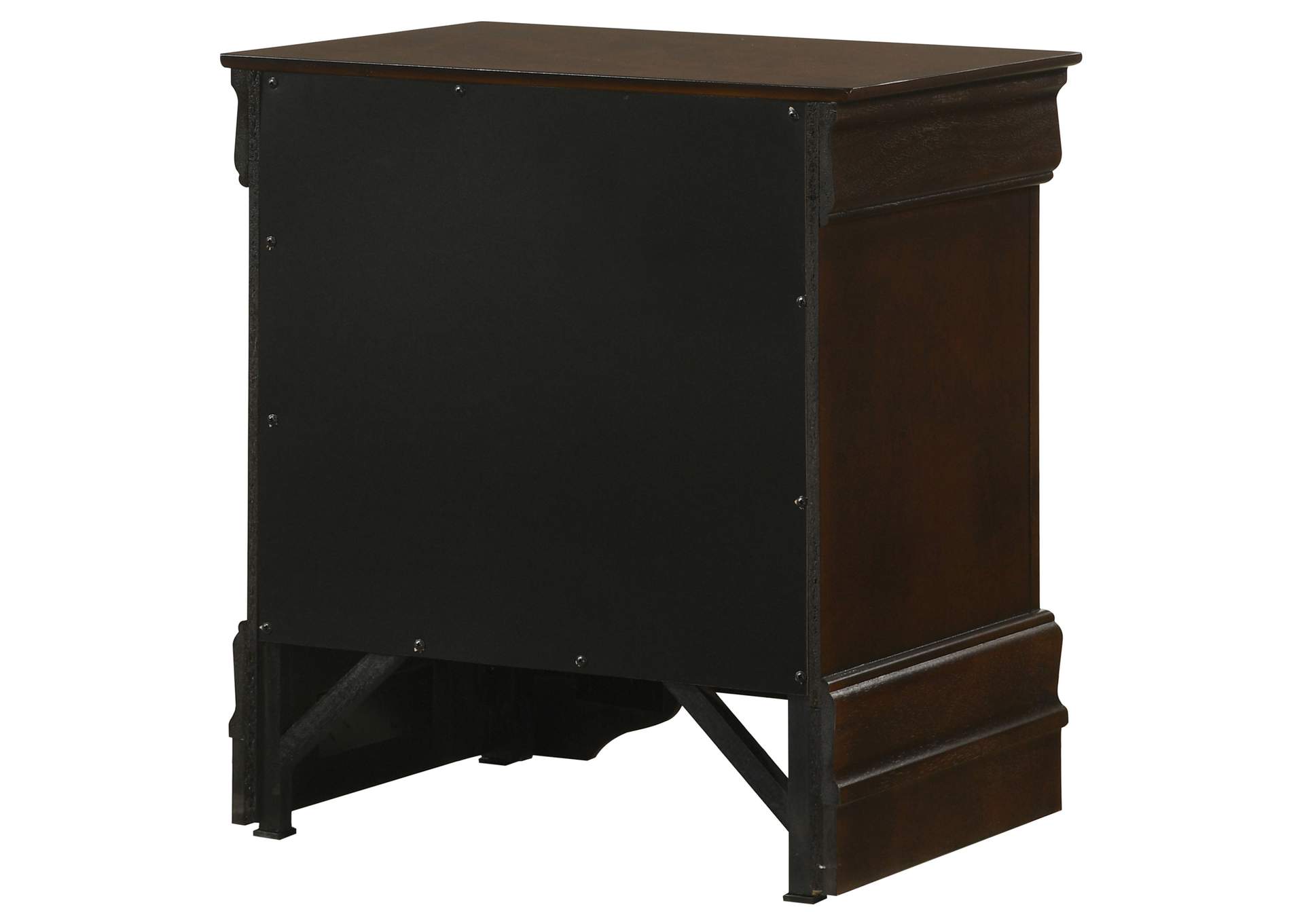 Louis Philippe 2-drawer Nightstand Cappuccino,Coaster Furniture