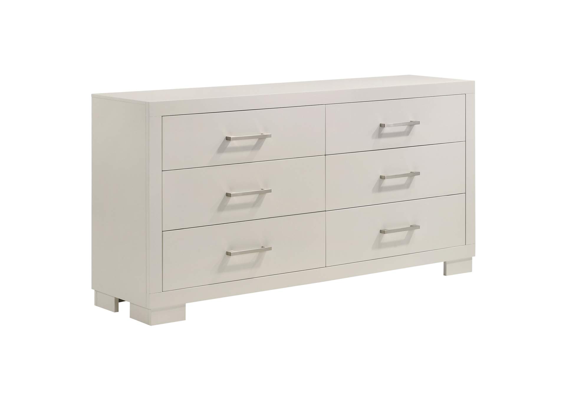 Jessica Bedroom Set with Nightstand Panels White,Coaster Furniture