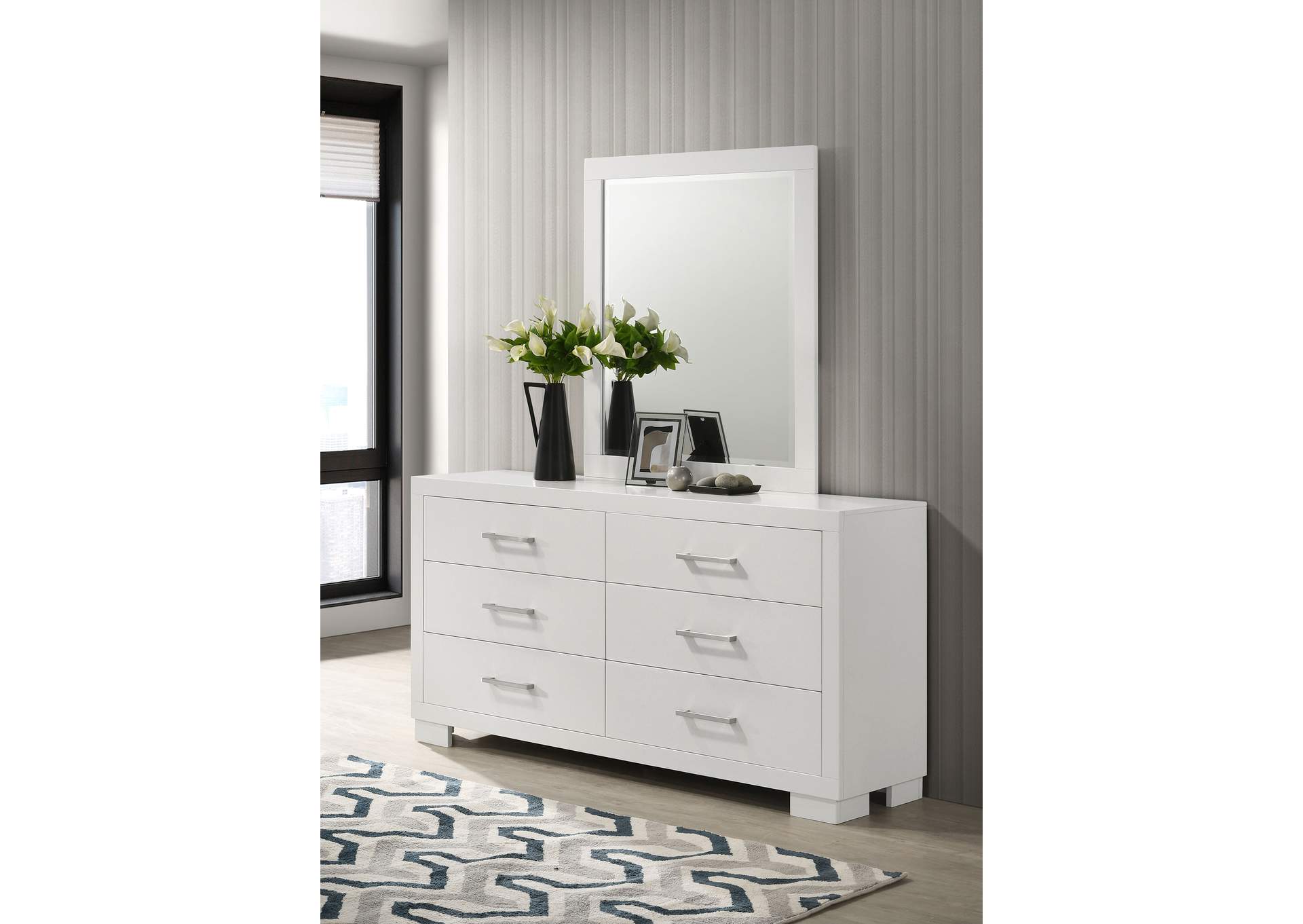 DRESSER WITH MIRROR,Coaster Furniture