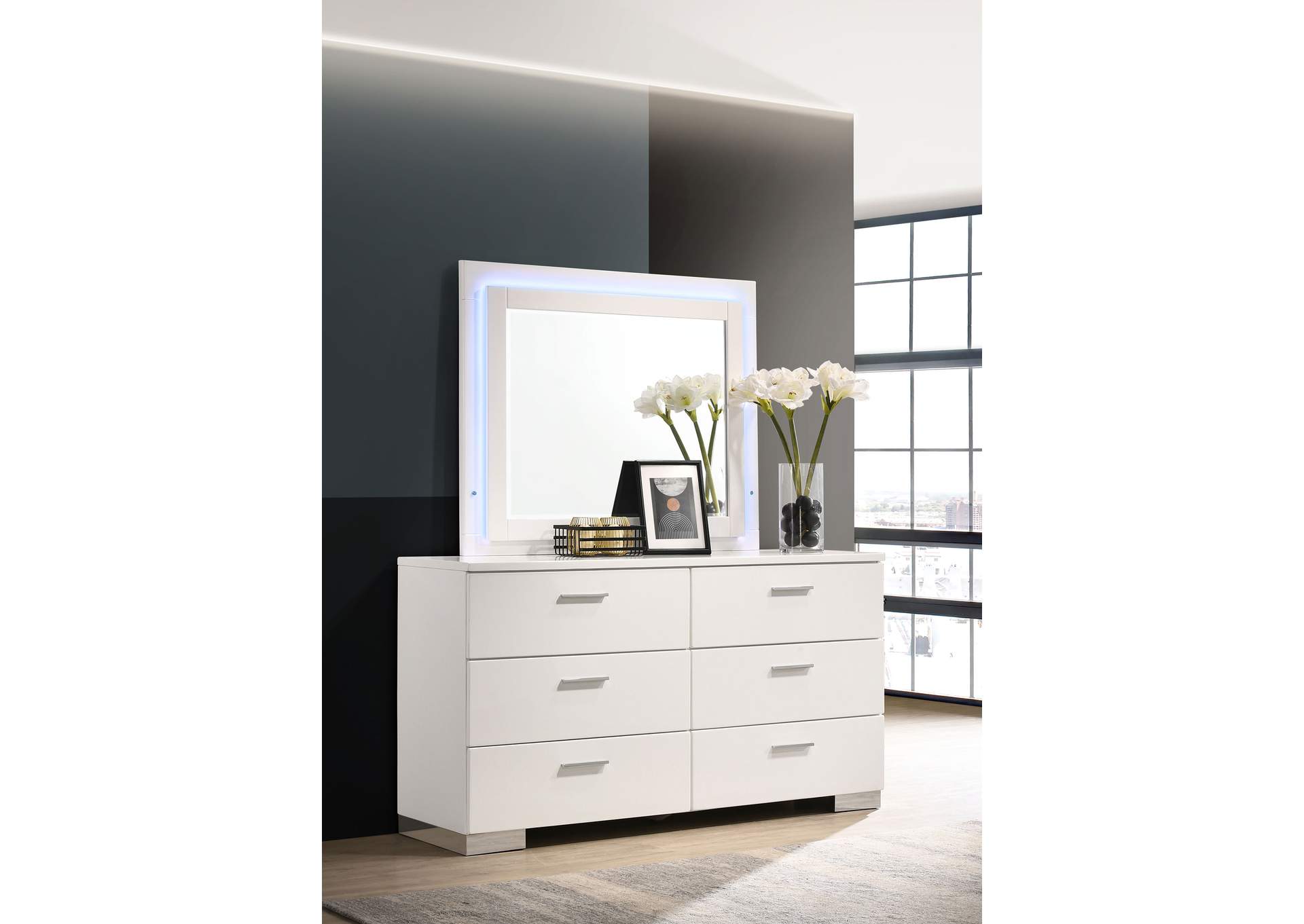 DRESSER WITH MIRROR,Coaster Furniture