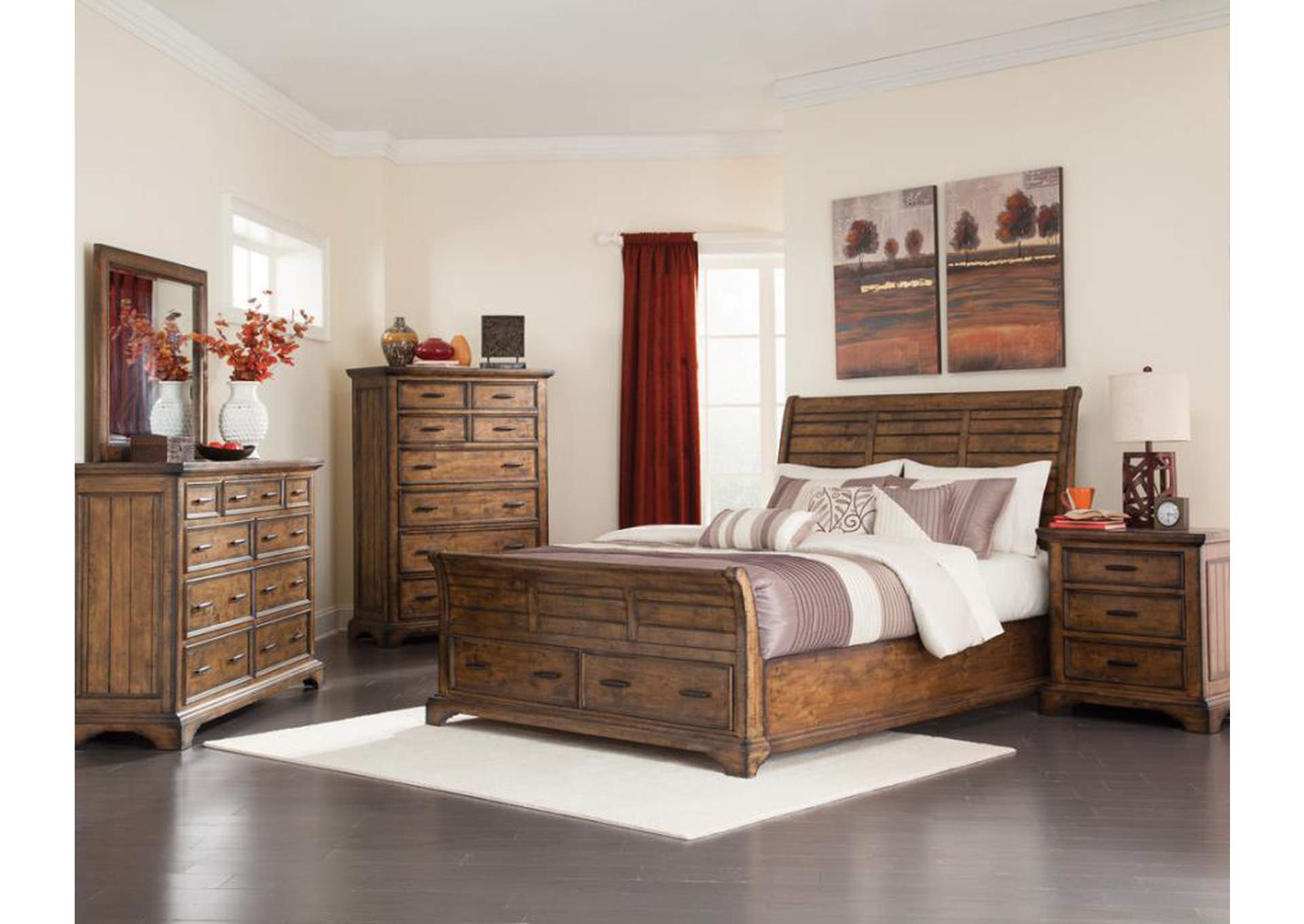 Eastern King Bed 3 Pc Set,Coaster Furniture