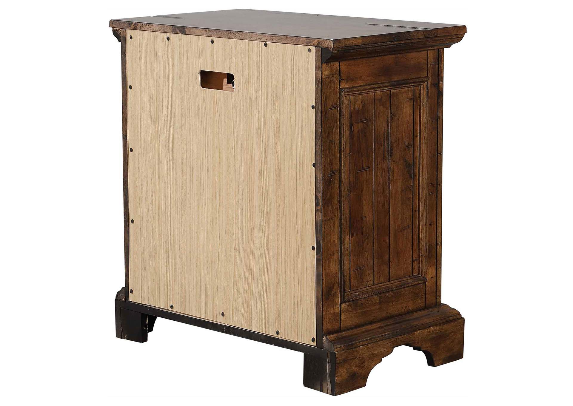 Elk Grove 3-drawer Nightstand Vintage Bourbon,Coaster Furniture