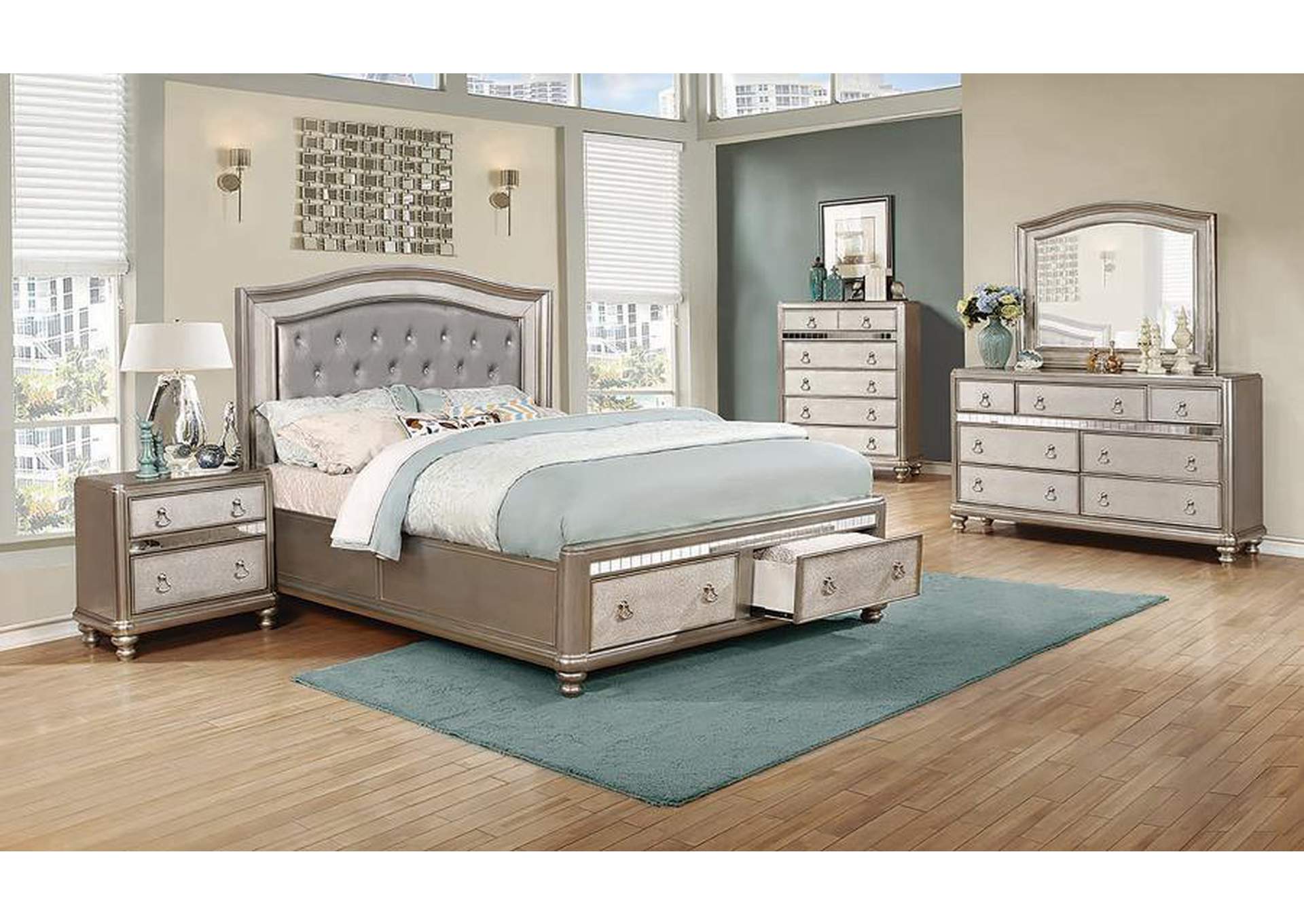 Eastern King Bed 3 Pc Set,Coaster Furniture