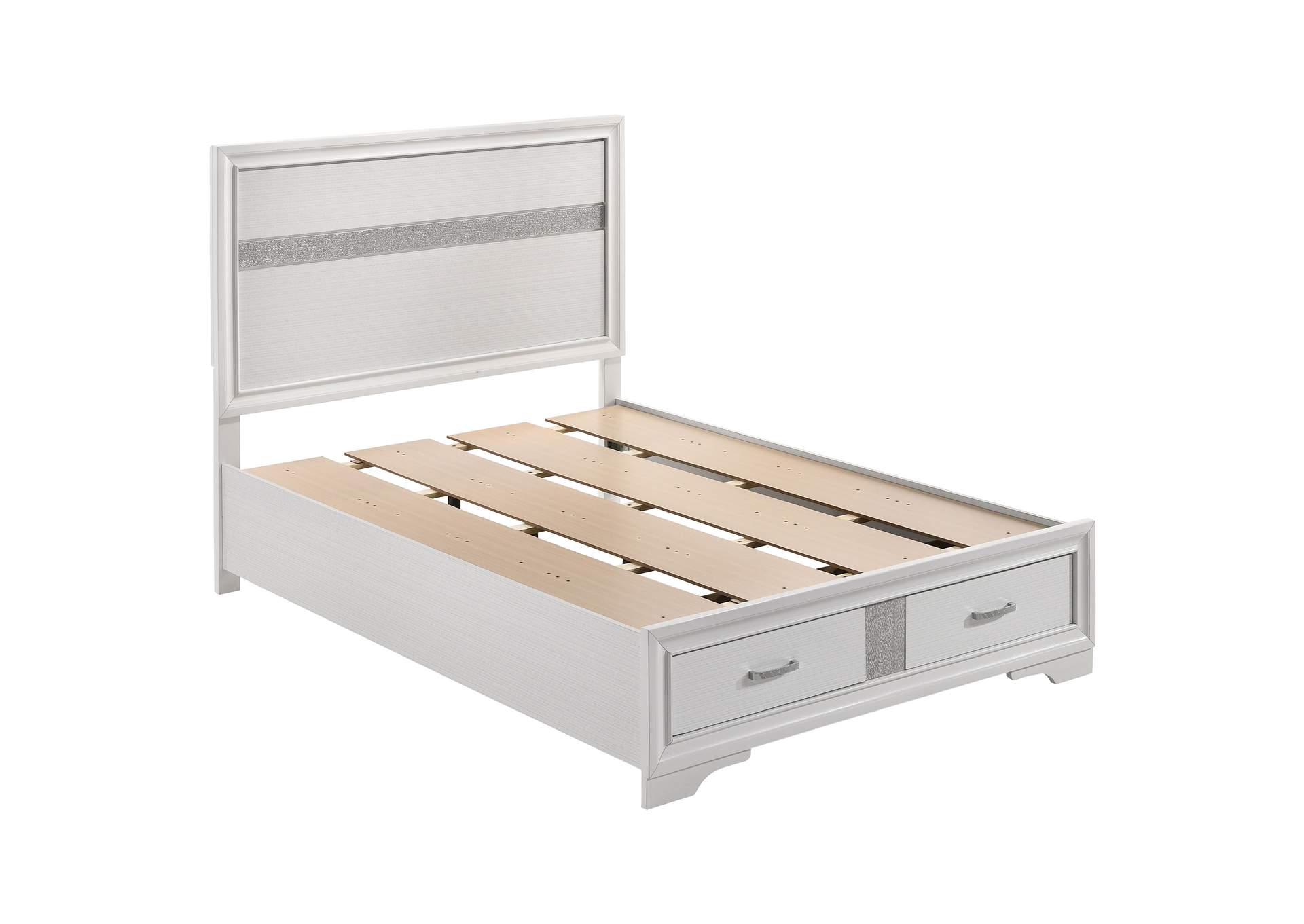 Miranda Full Storage Bed White,Coaster Furniture