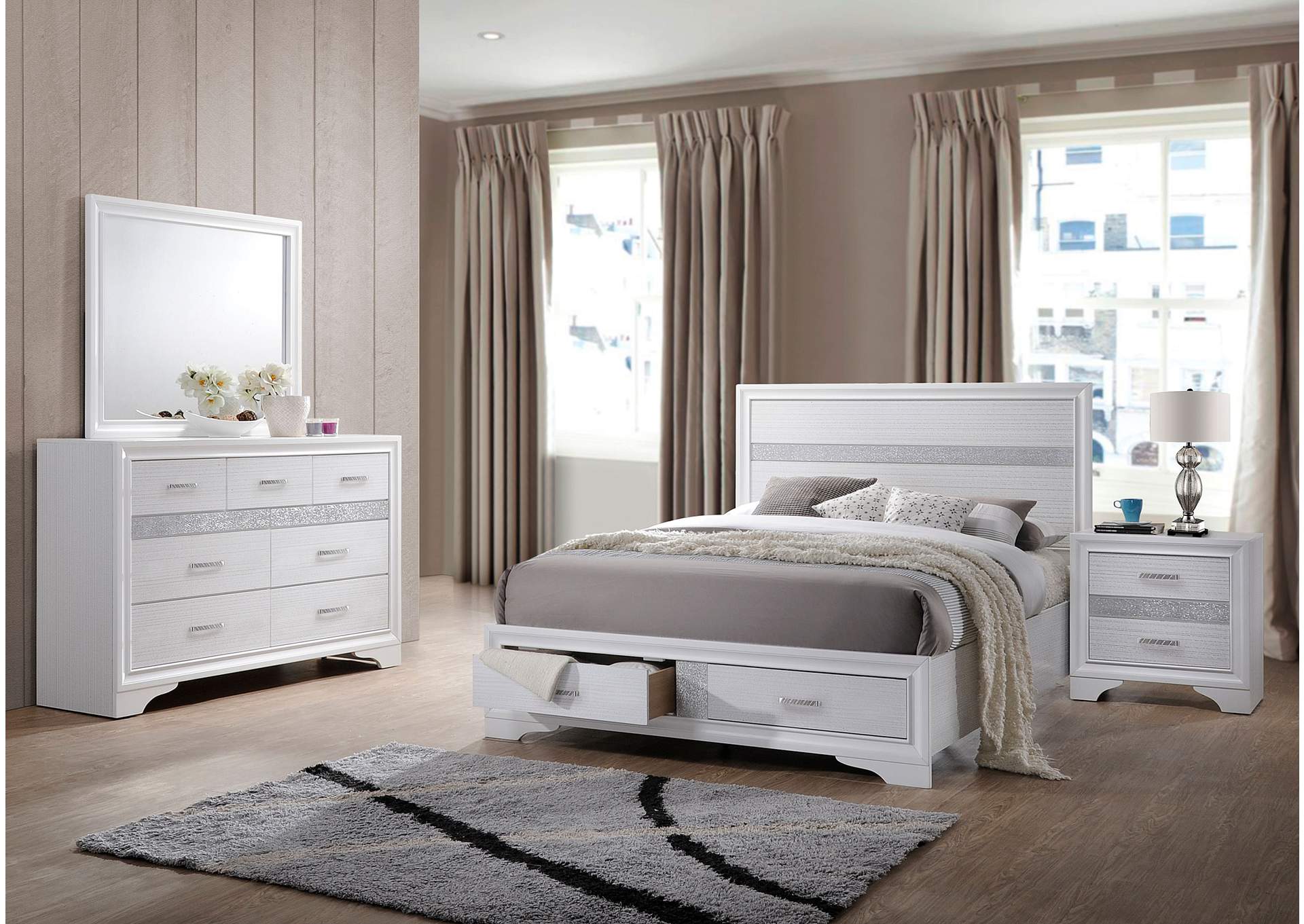 Miranda Platform Storage Bedroom Set,Coaster Furniture