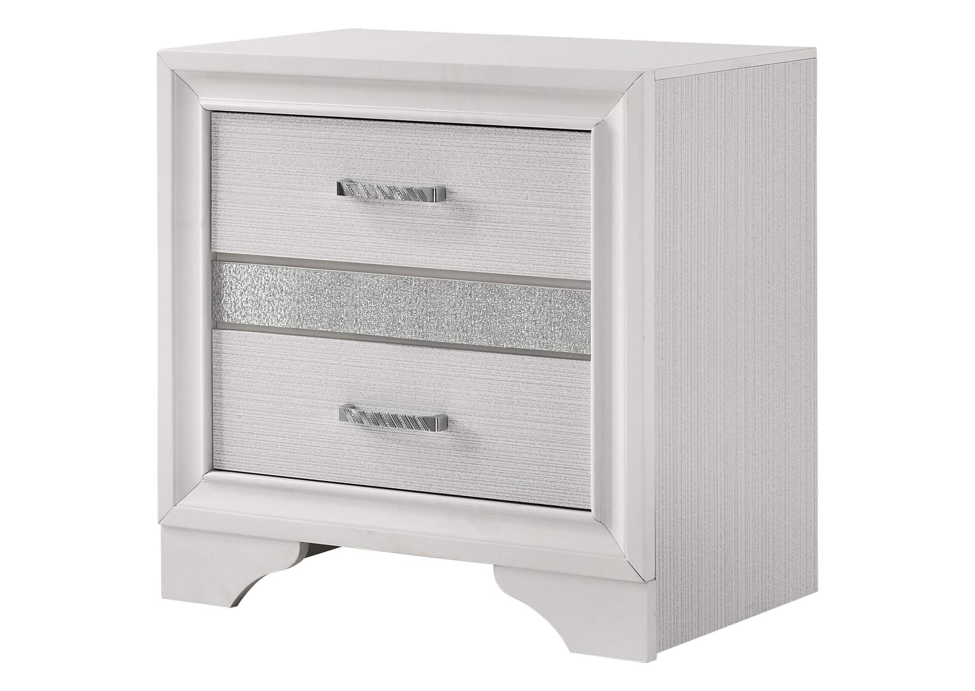 Miranda 2-drawer Nightstand Tray White,Coaster Furniture