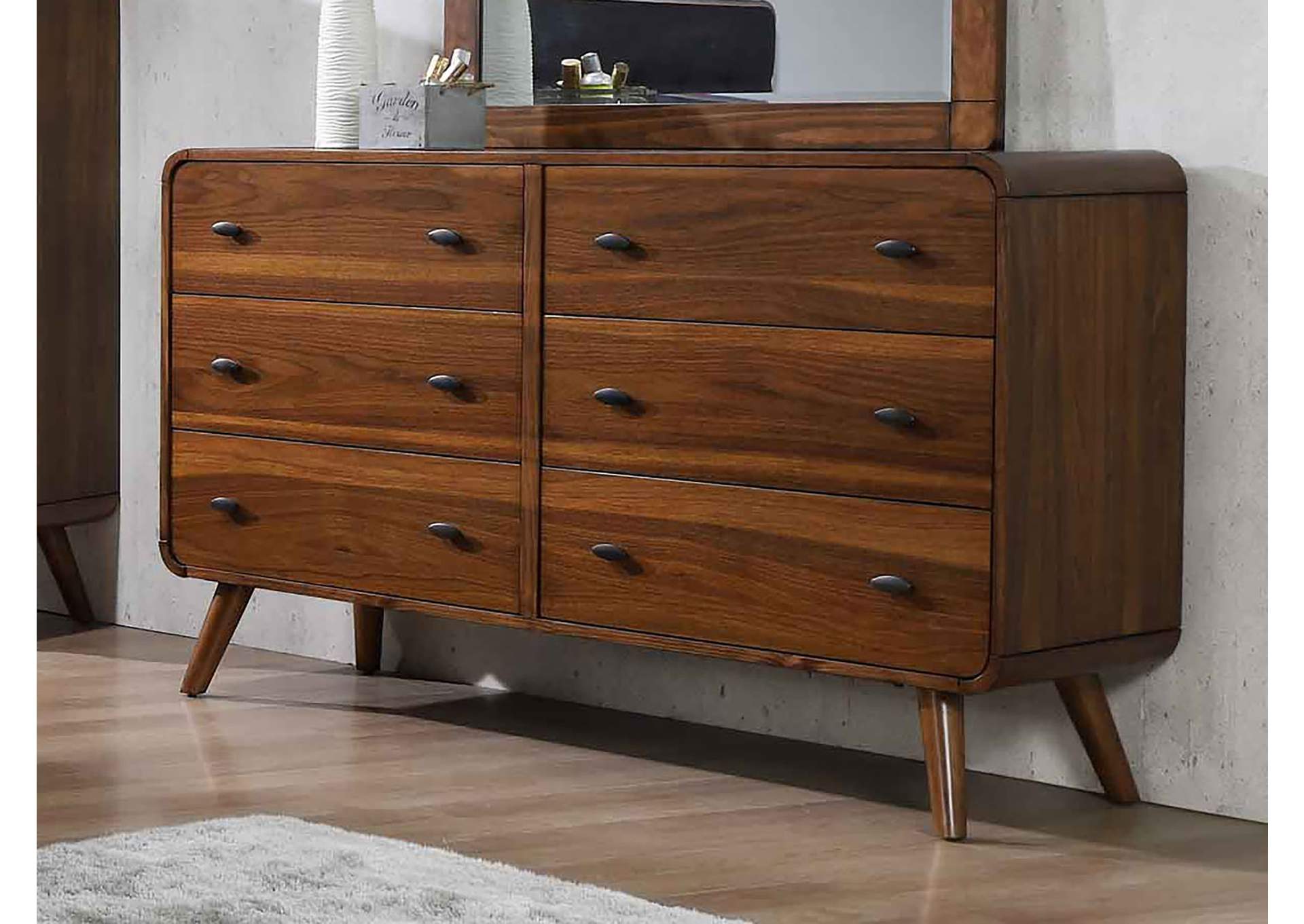 Robyn 6-drawer Dresser Dark Walnut,Coaster Furniture