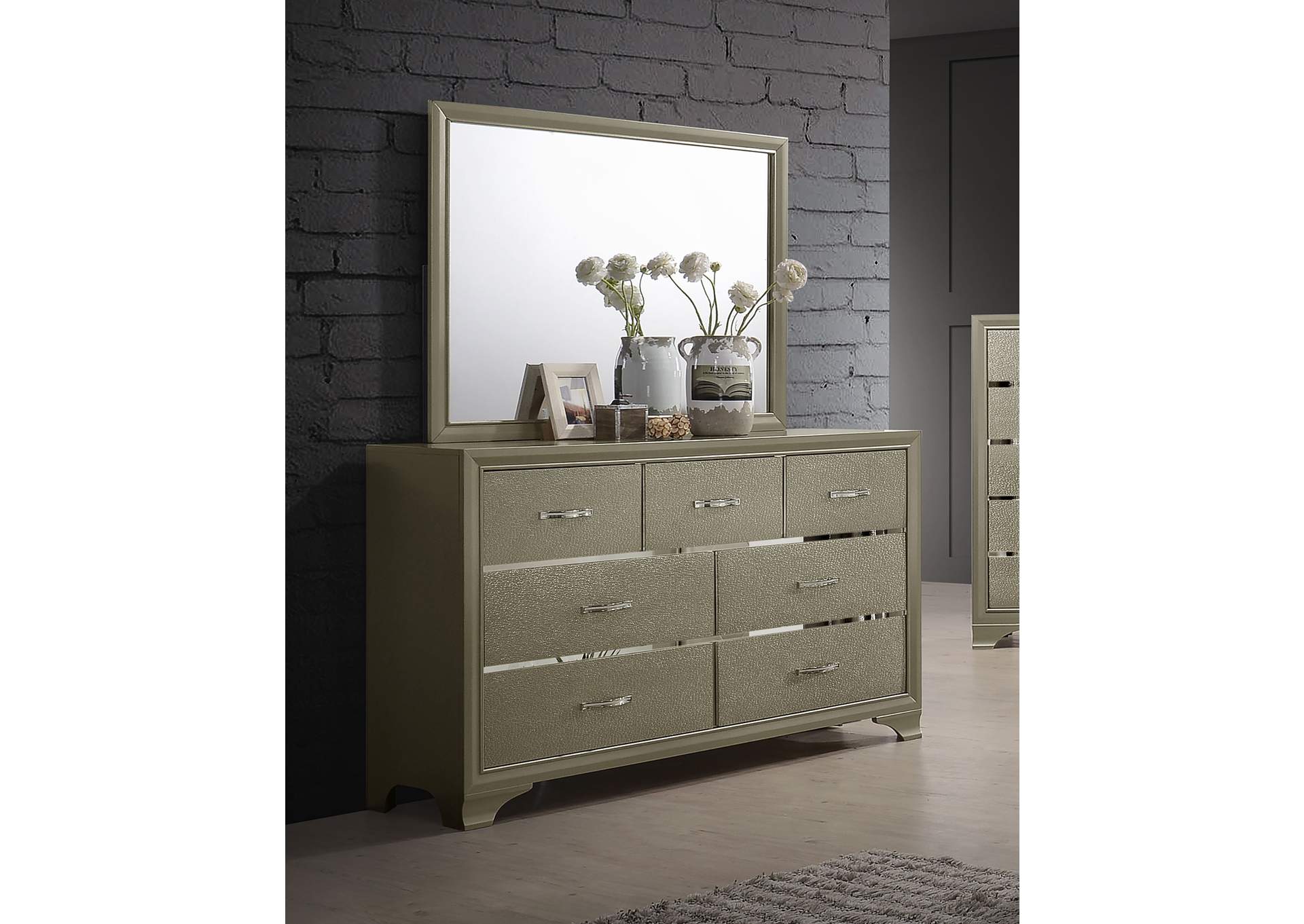 DRESSER WITH MIRROR,Coaster Furniture