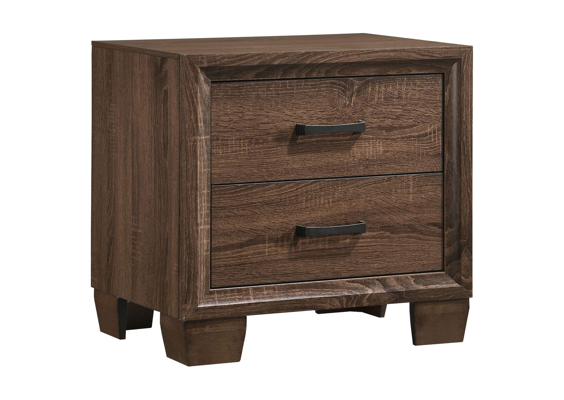 Brandon 2-drawer Nightstand Medium Warm Brown,Coaster Furniture