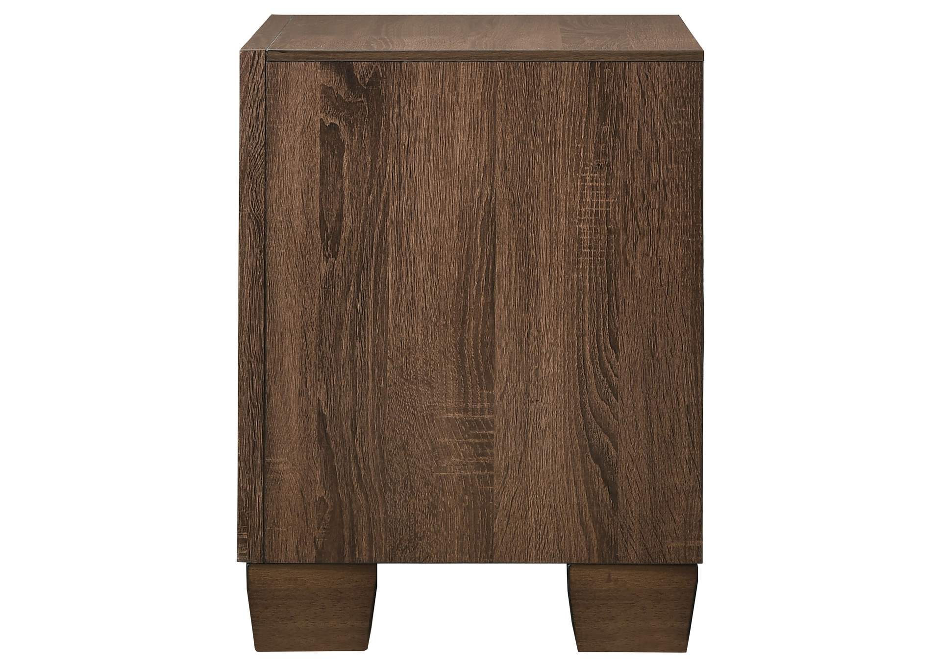 Brandon 2-drawer Nightstand Medium Warm Brown,Coaster Furniture