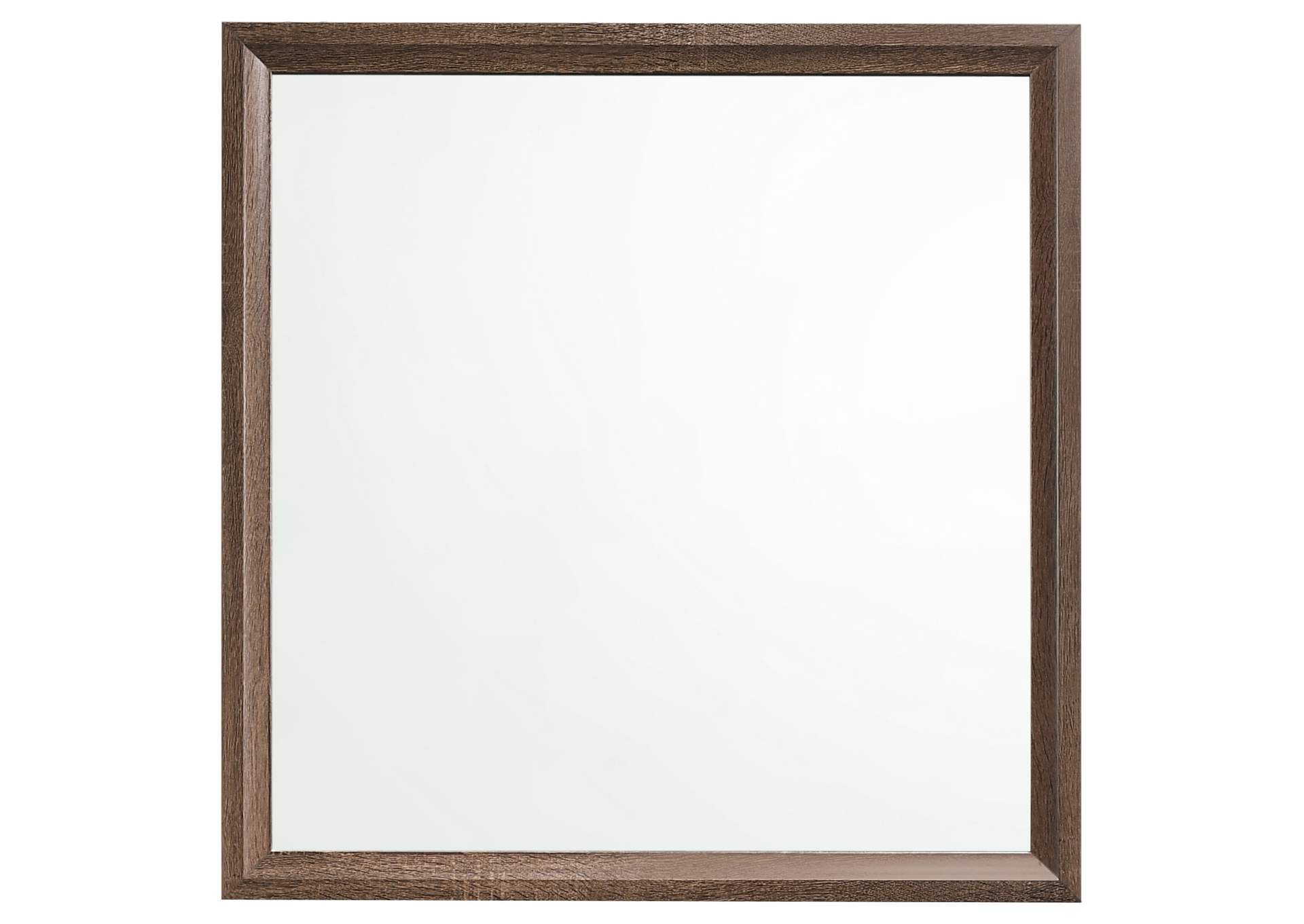 Brandon Framed Mirror Medium Warm Brown,Coaster Furniture