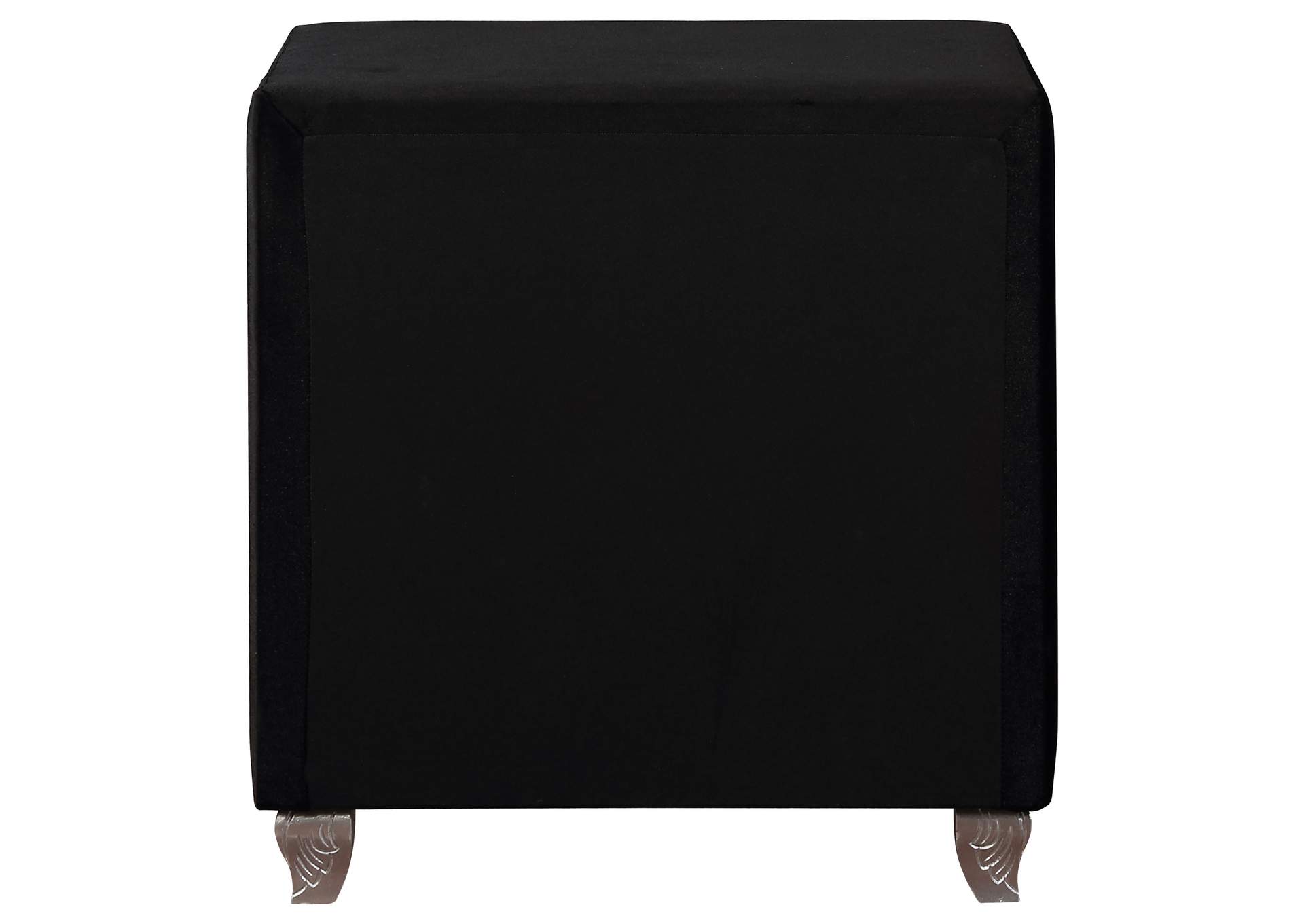 Deanna 2-drawer Rectangular Nightstand Black,Coaster Furniture