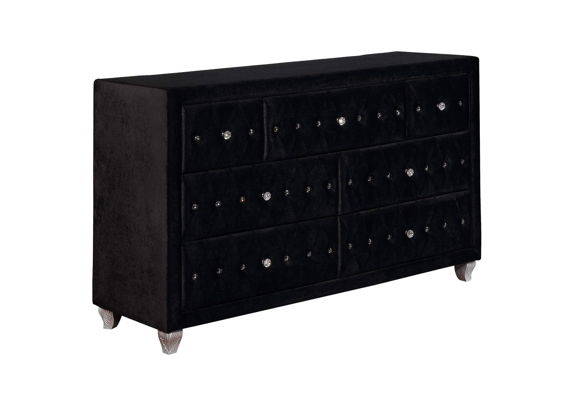 Deanna 7-drawer Rectangular Dresser Black,Coaster Furniture