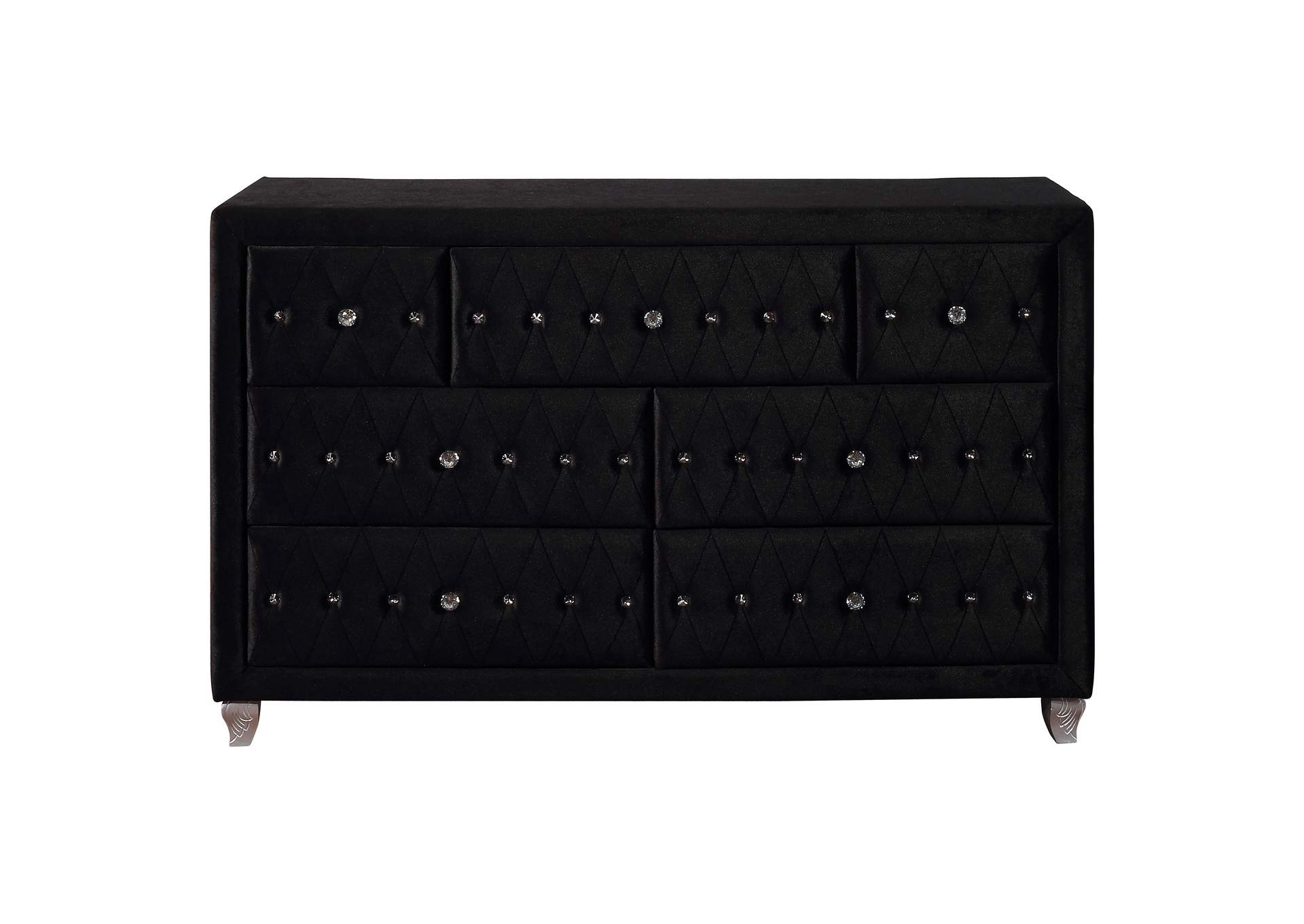 Deanna 7-drawer Rectangular Dresser Black,Coaster Furniture