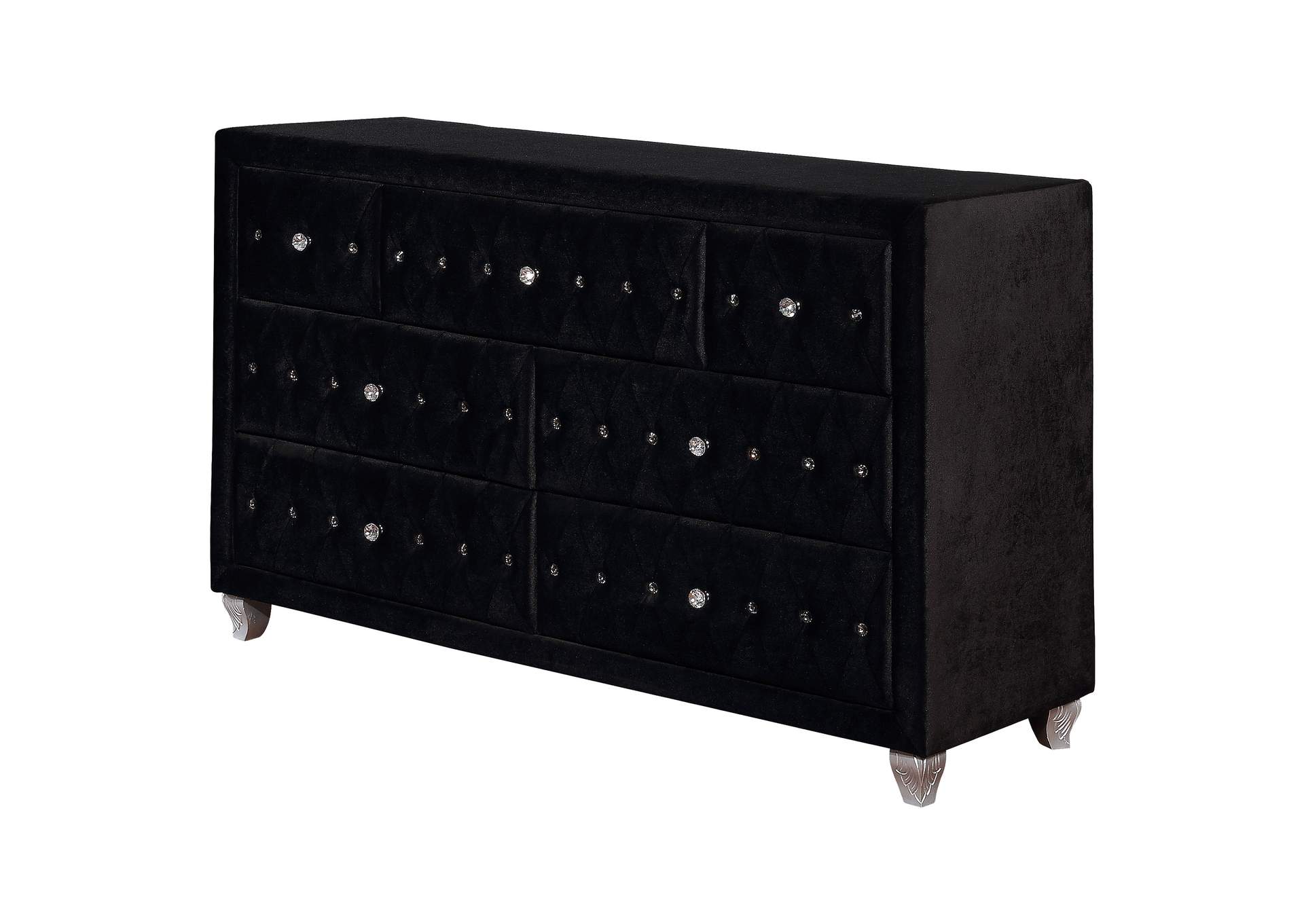 Deanna 7-drawer Rectangular Dresser Black,Coaster Furniture