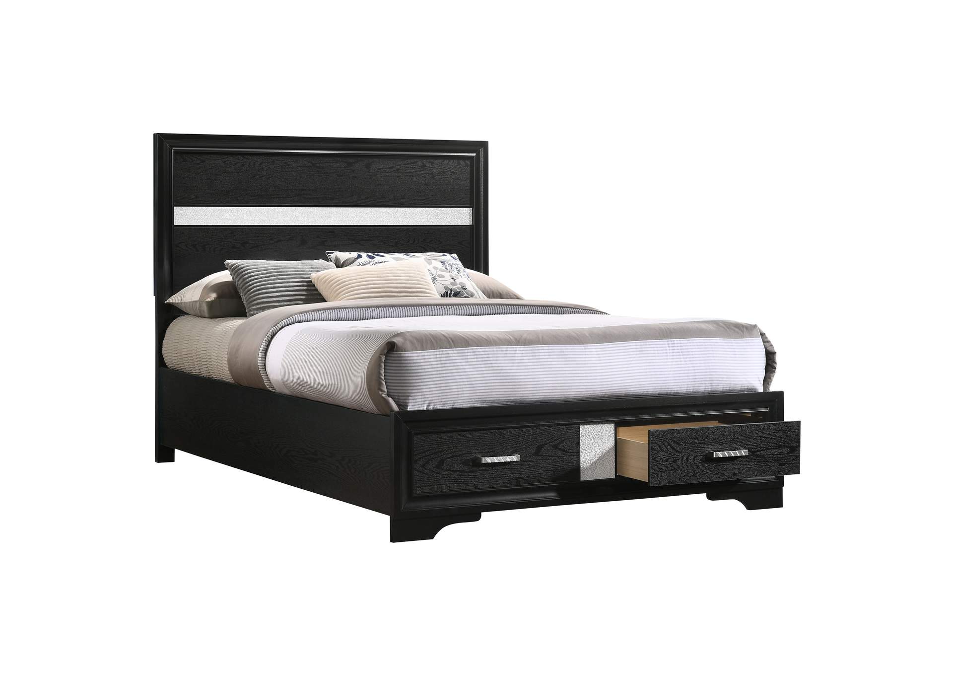 Miranda Full Storage Bed Black,Coaster Furniture