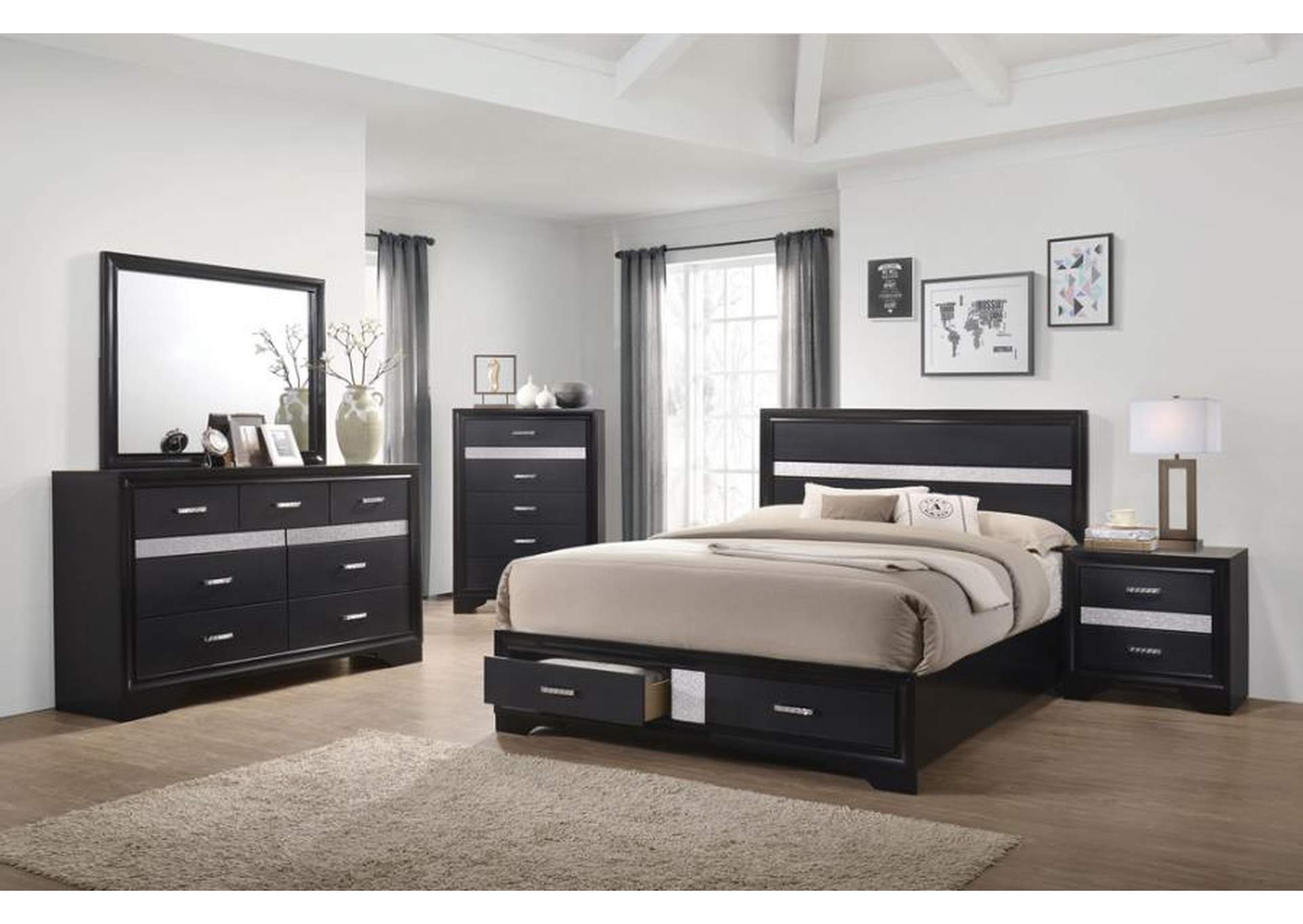 Eastern King Bed 3 Pc Set,Coaster Furniture