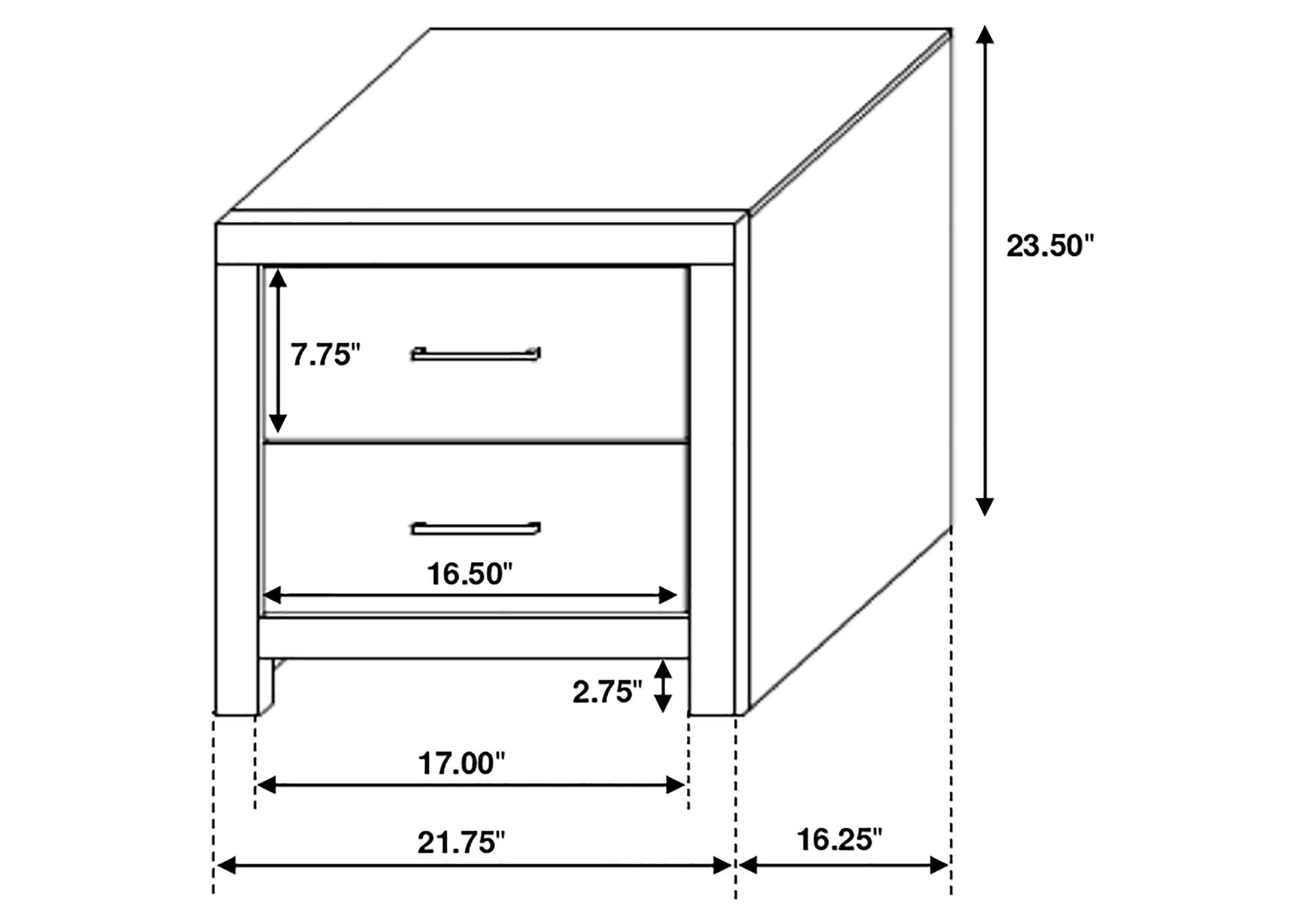 Brantford 5-piece Eastern King Storage Bedroom Set Barrel Oak,Coaster Furniture