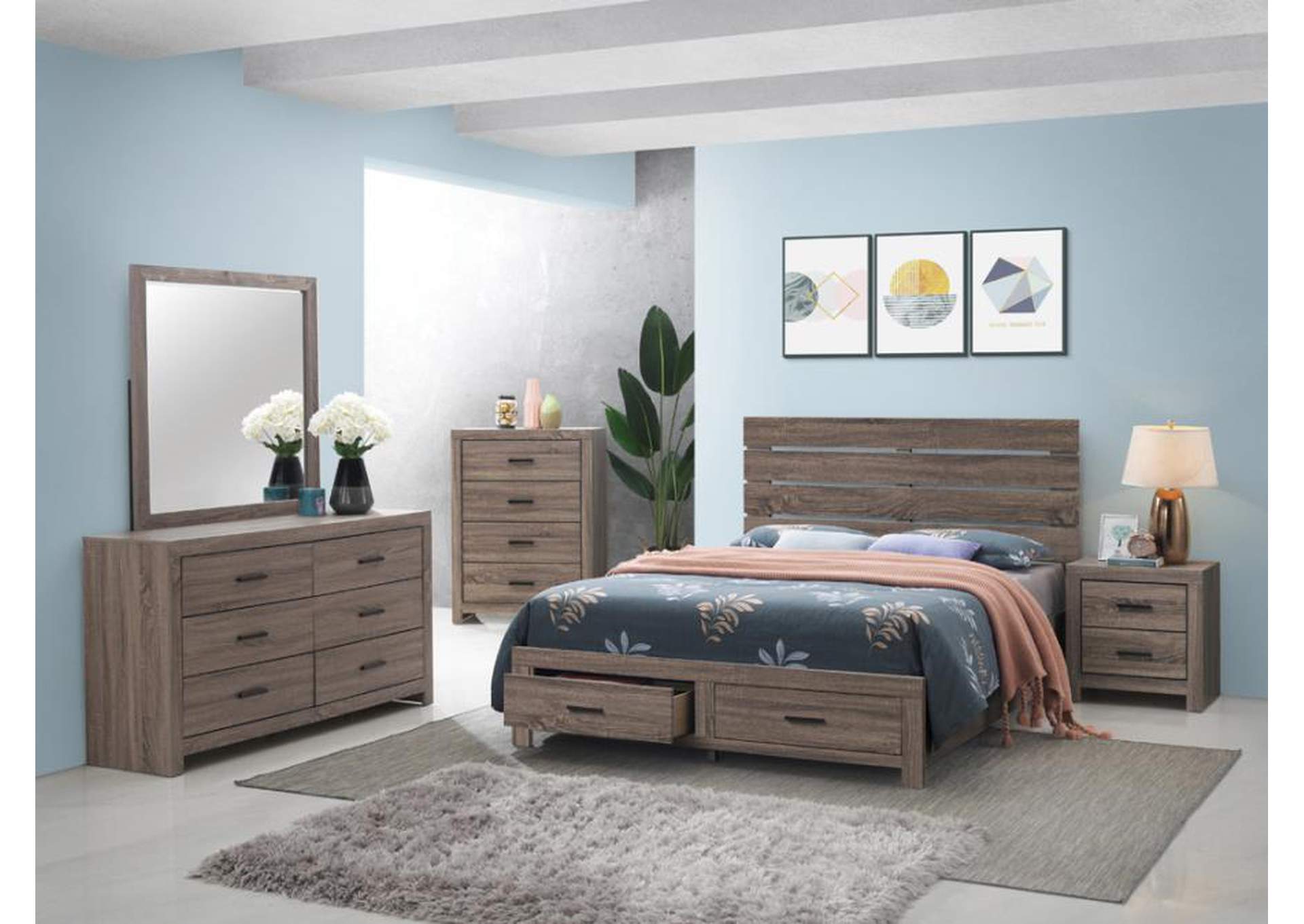 Queen Bed 3 Pc Set,Coaster Furniture