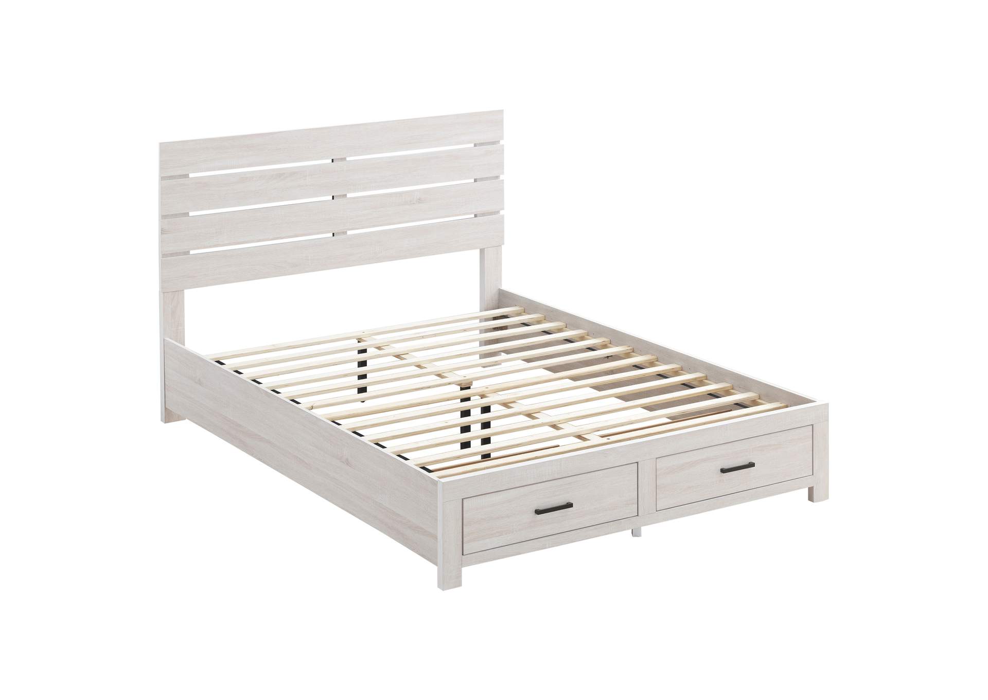 Brantford Eastern King Storage Bed Coastal White,Coaster Furniture