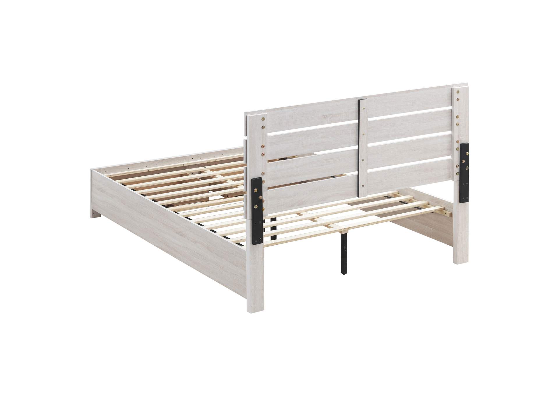 Brantford Eastern King Storage Bed Coastal White,Coaster Furniture