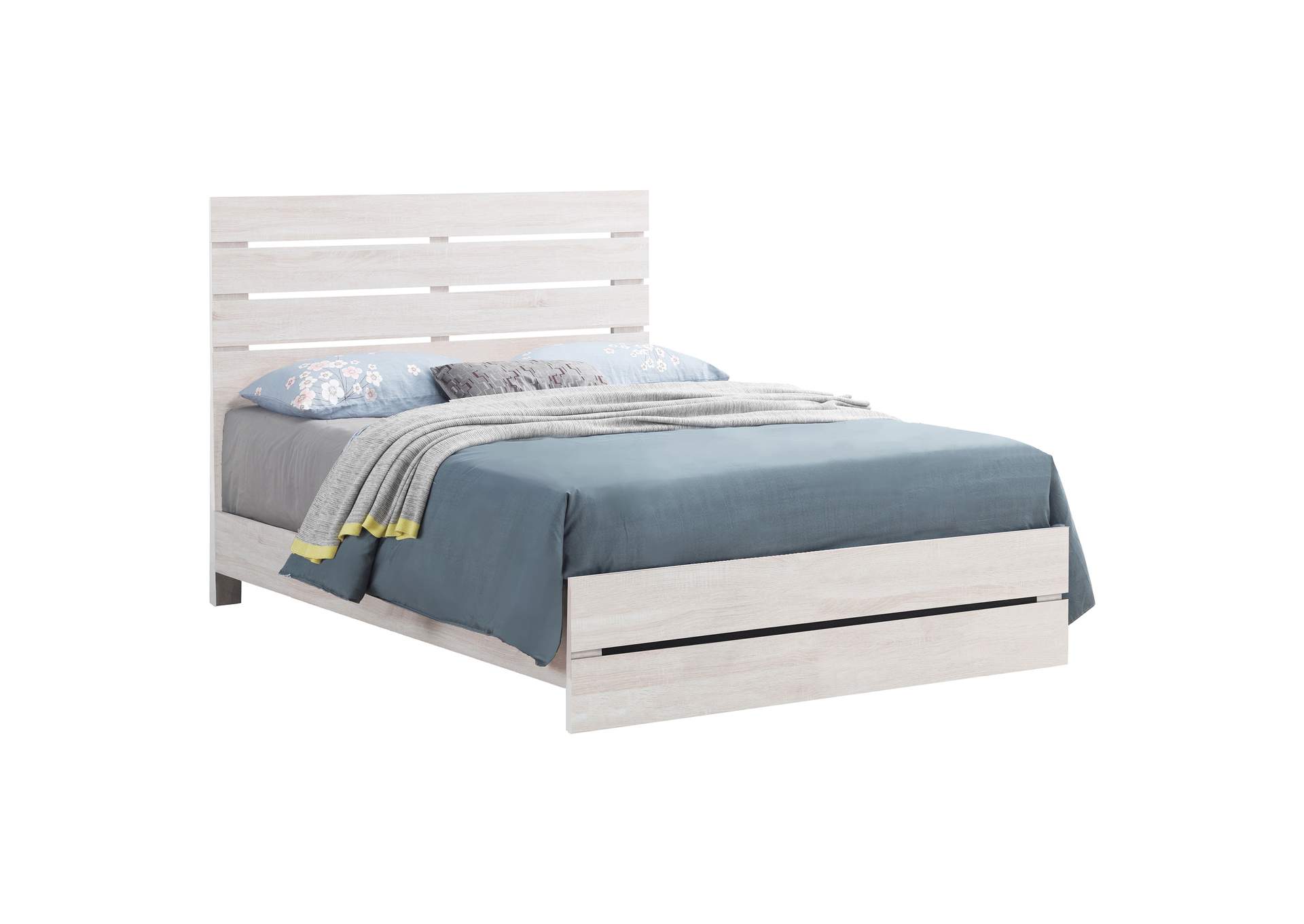 Brantford Eastern King Panel Bed Coastal White,Coaster Furniture