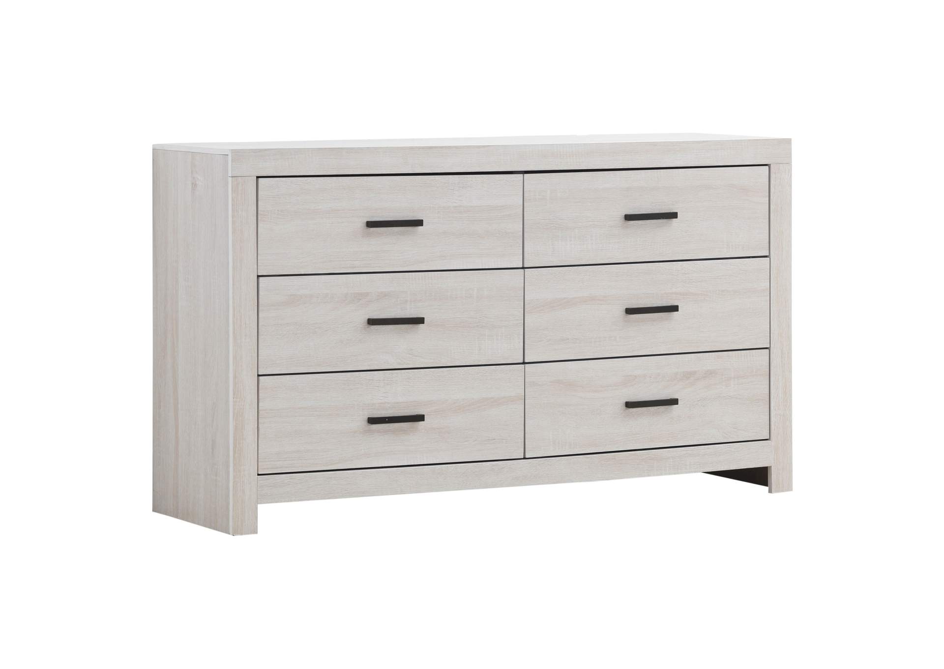 Brantford 6-drawer Dresser Coastal White,Coaster Furniture