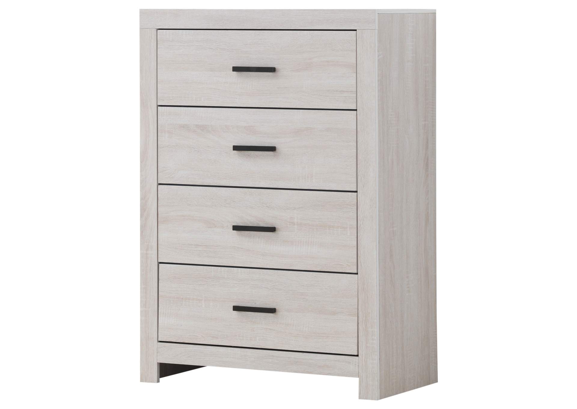 Brantford 4-drawer Chest Coastal White,Coaster Furniture