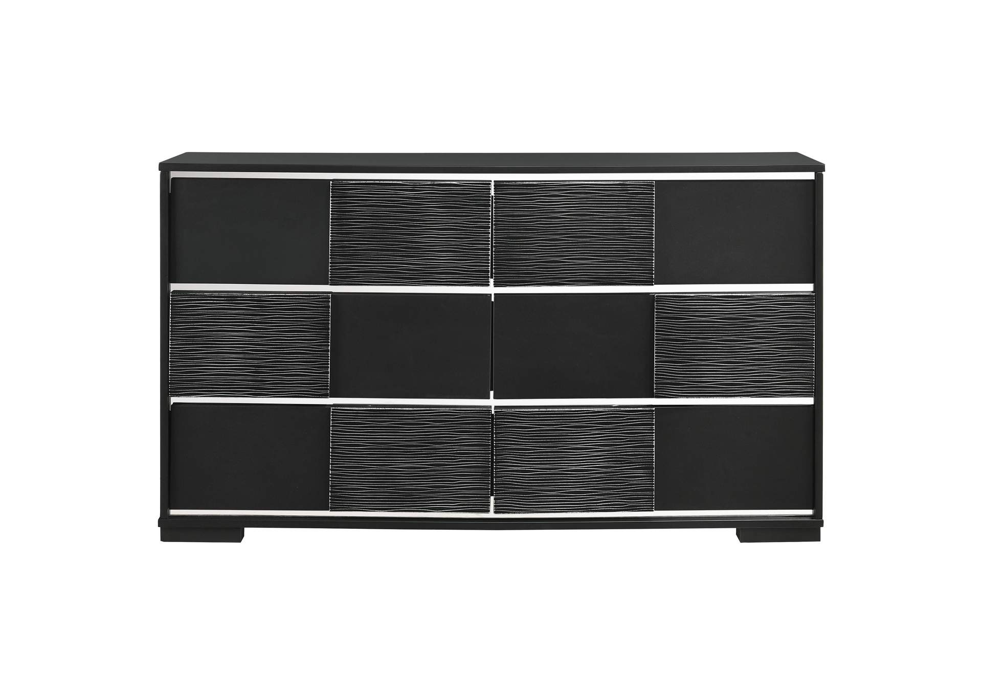 Blacktoft 4-piece Eastern King Panel Bedroom Set Black,Coaster Furniture