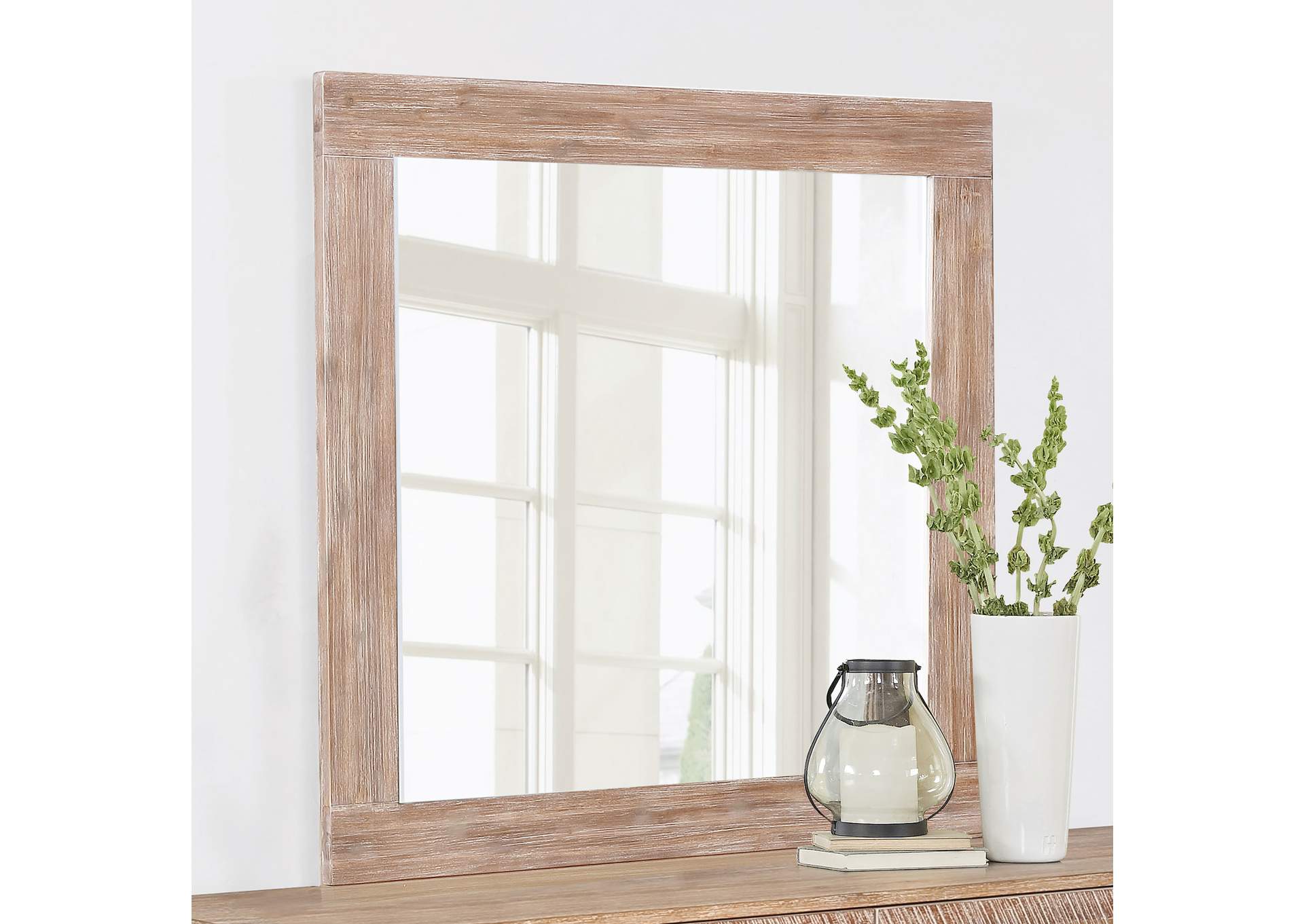 Marlow Rectangular Mirror Rough Sawn Multi,Coaster Furniture