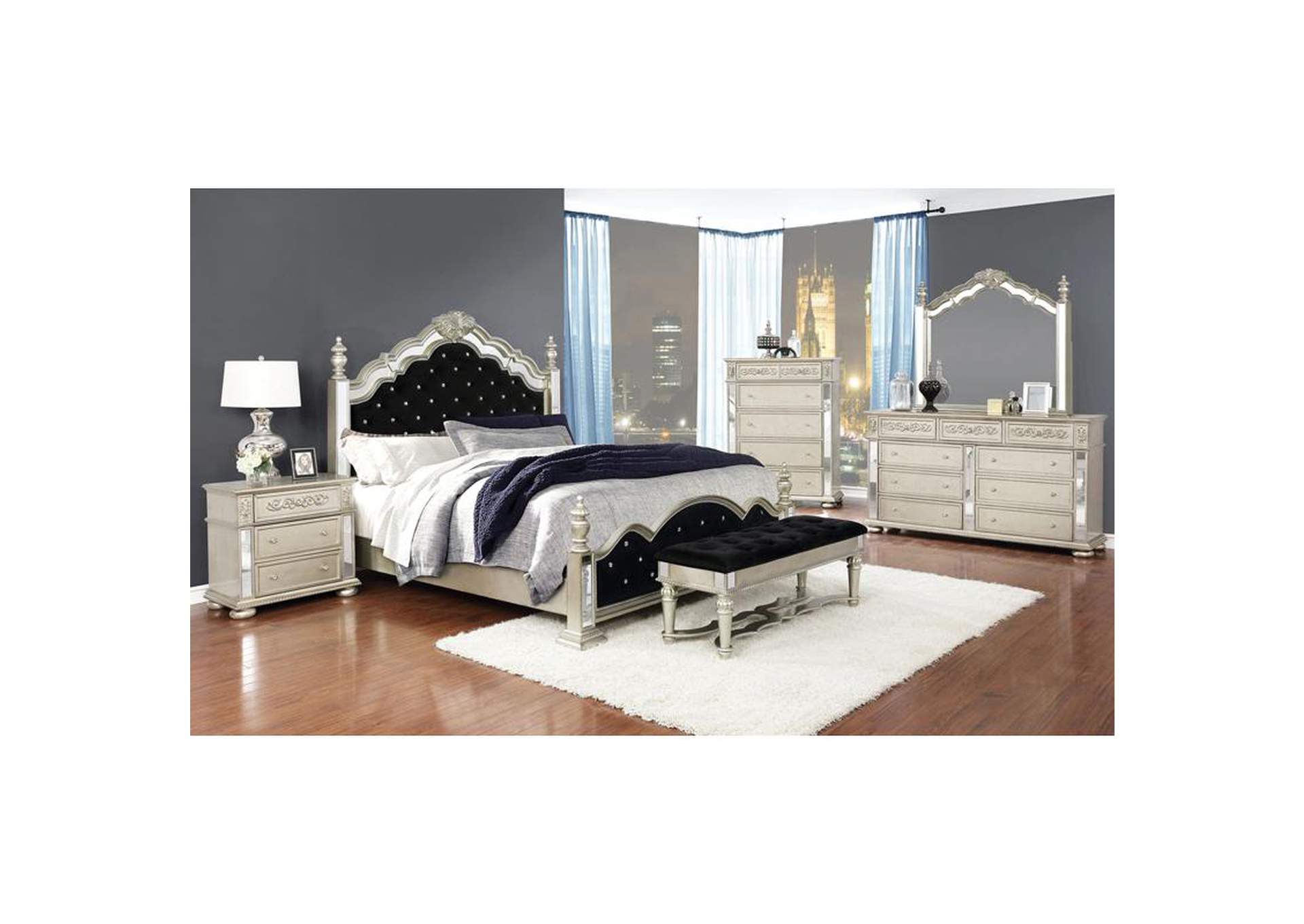 Eastern King Bed 3 Pc Set,Coaster Furniture