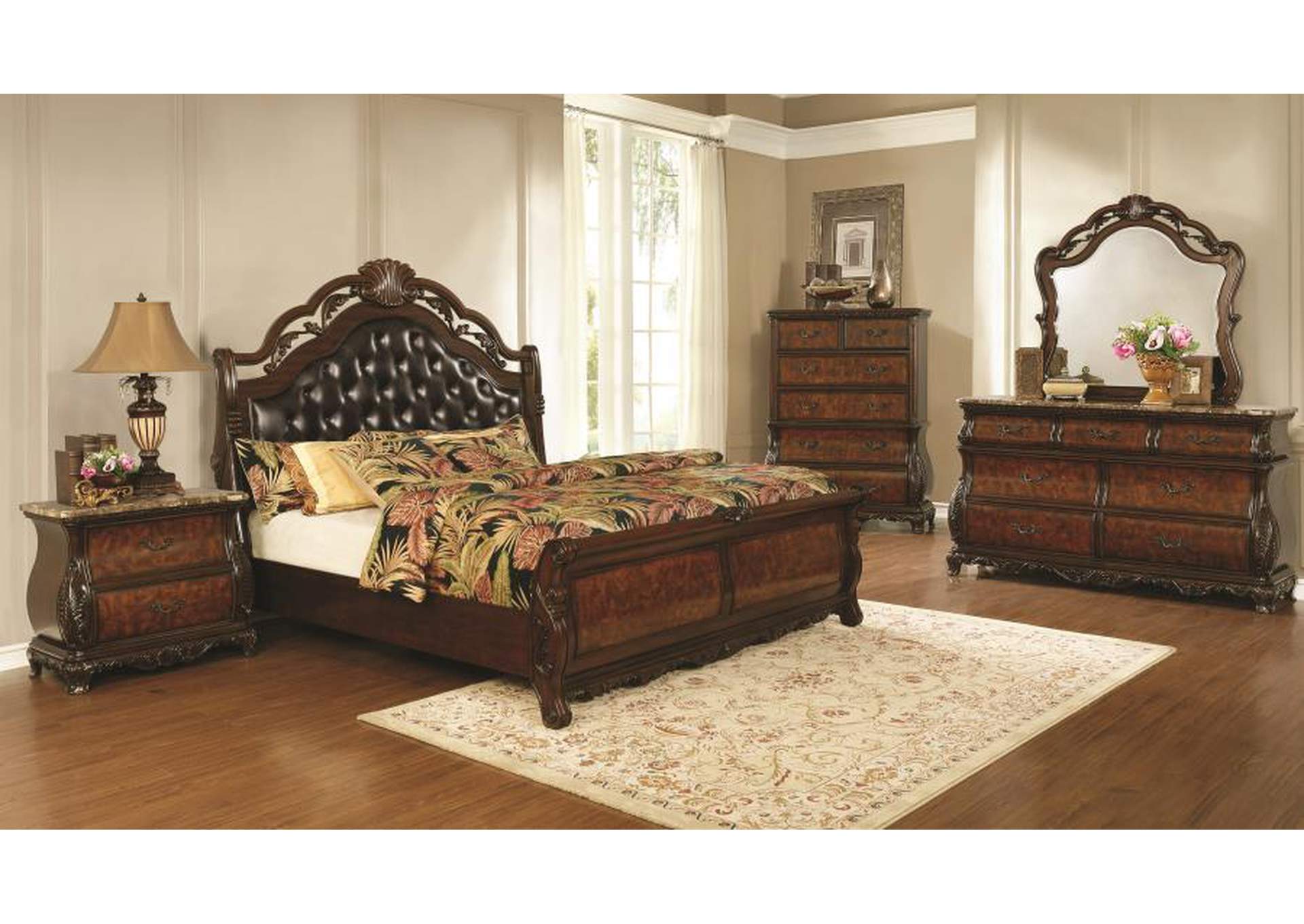 Eastern King Bed 3 Pc Set,Coaster Furniture