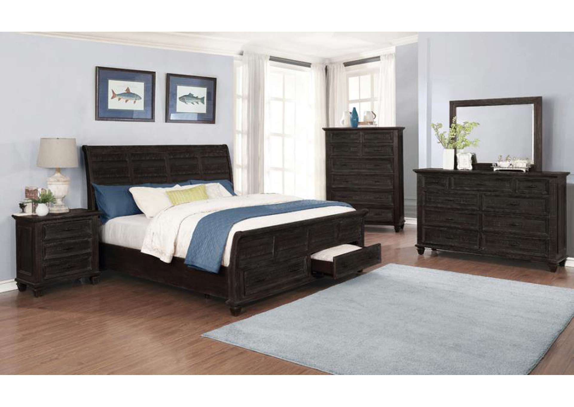 Eastern King Bed 3 Pc Set,Coaster Furniture