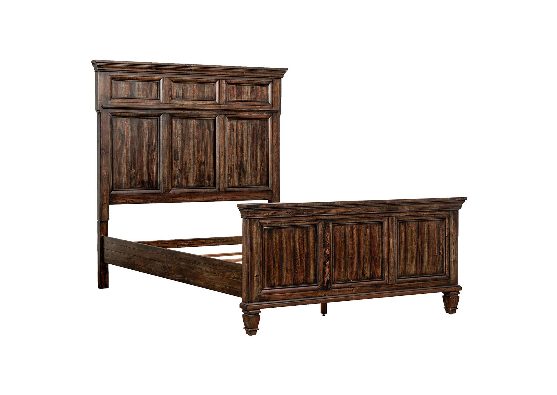 Avenue 4-piece Queen Bedroom Set Weathered Burnished Brown,Coaster Furniture