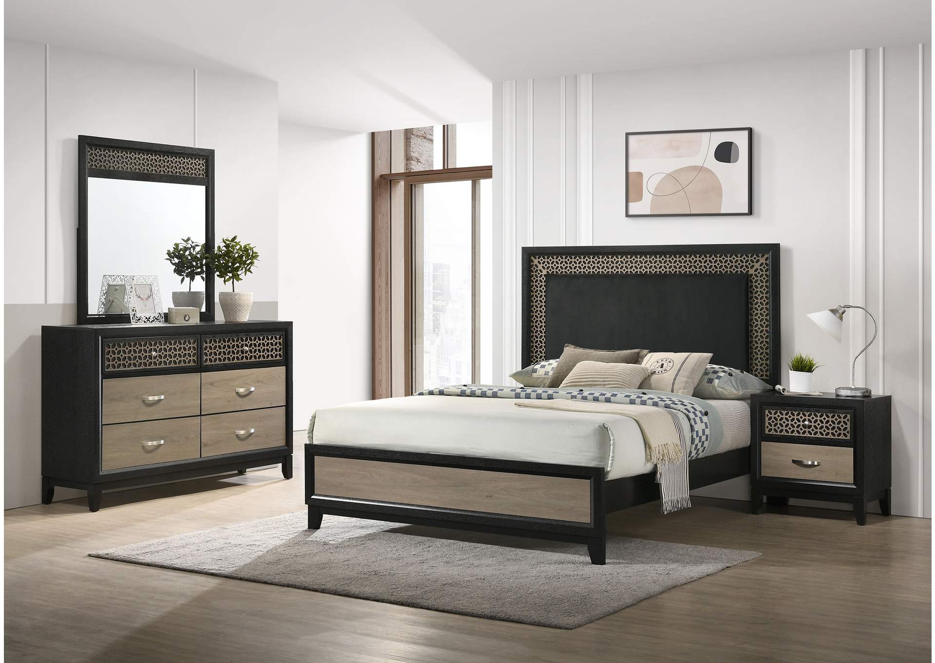 EASTERN KING BED 4 PC SET,Coaster Furniture