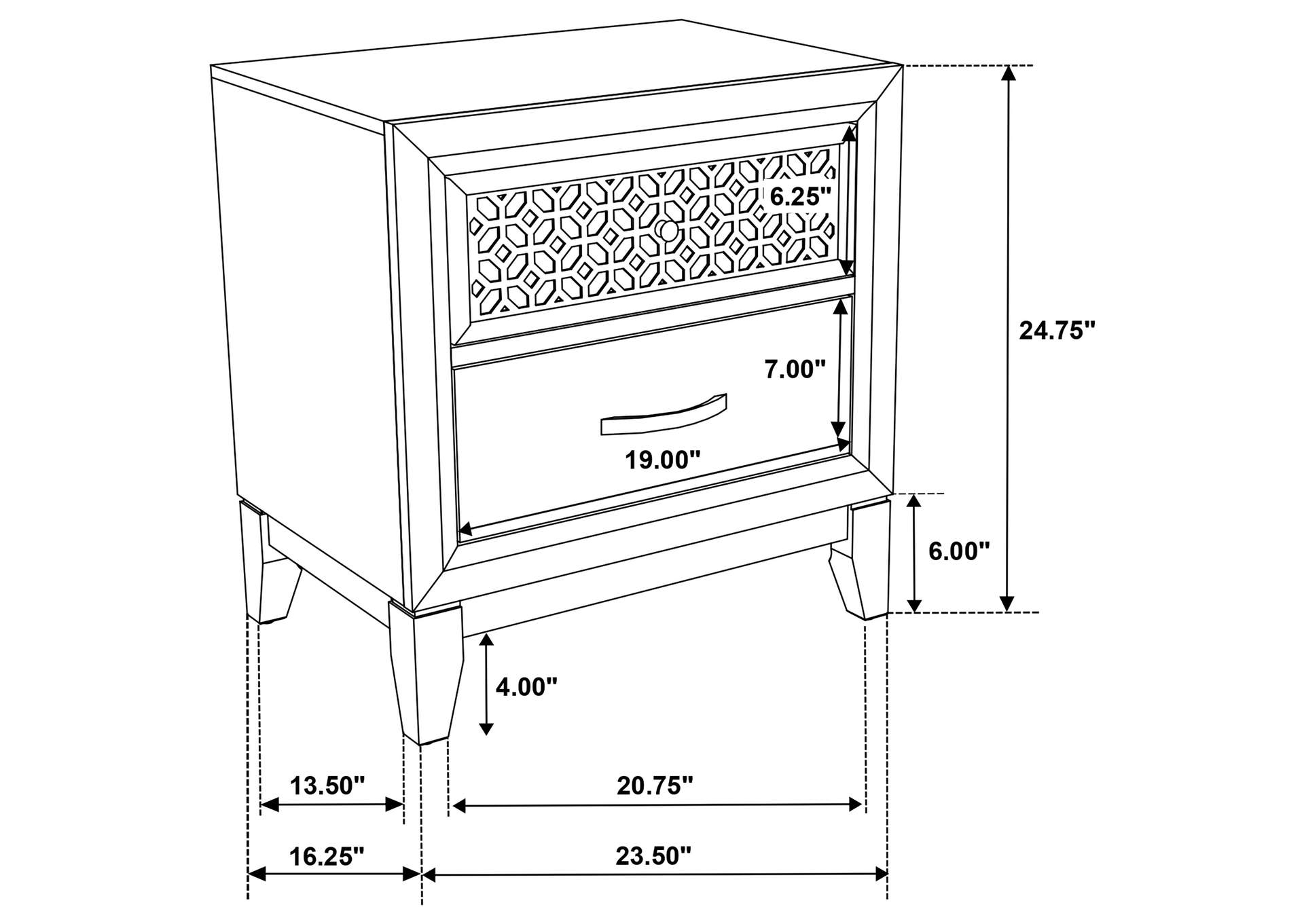 EASTERN KING BED 4 PC SET,Coaster Furniture