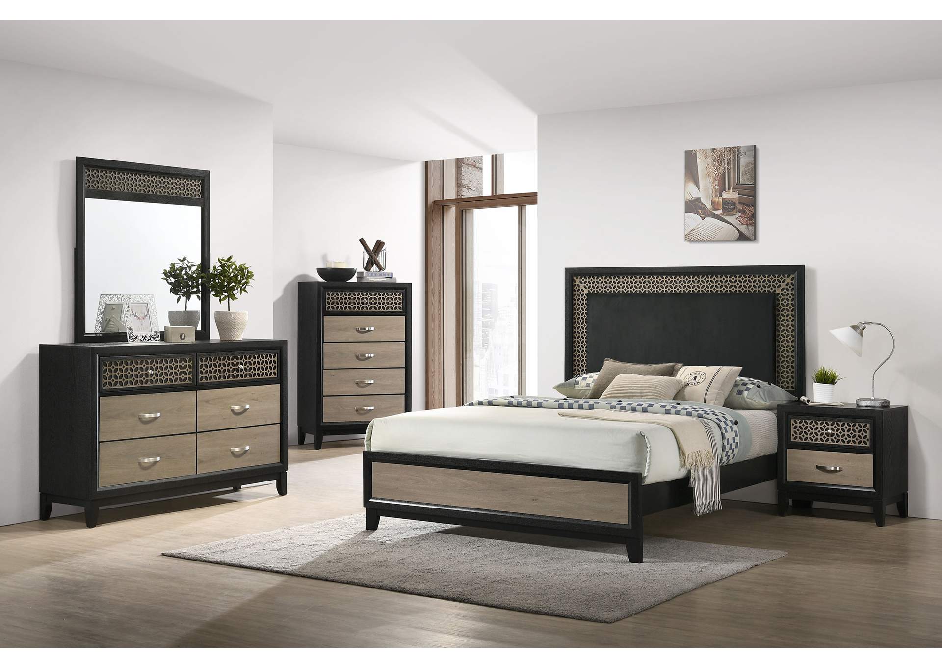 EASTERN KING BED 5 PC SET,Coaster Furniture