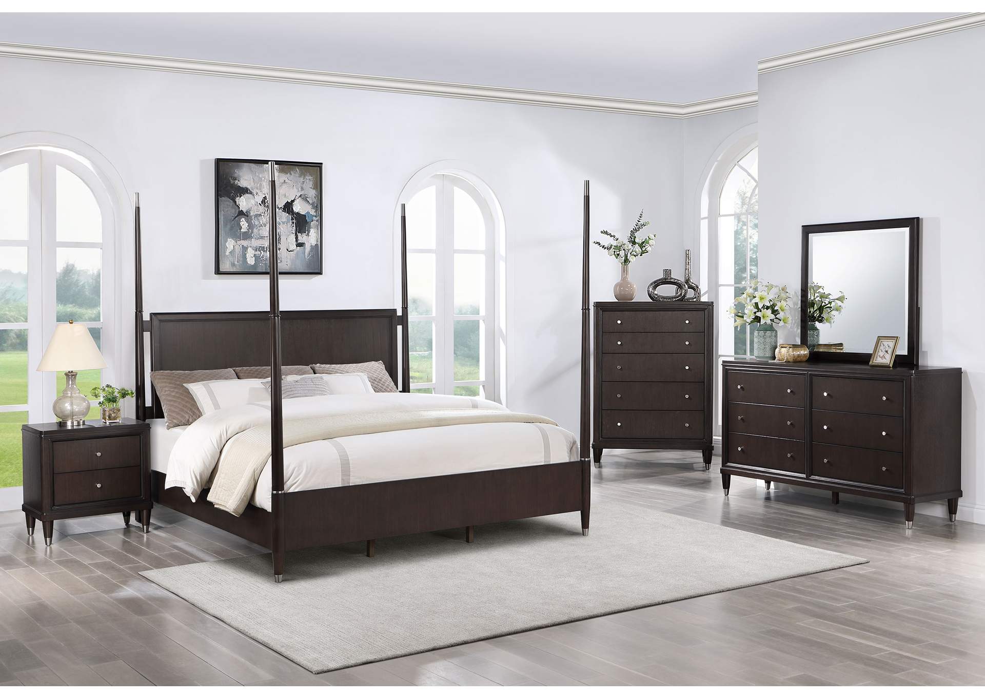 EASTERN KING BED 5 PC SET,Coaster Furniture