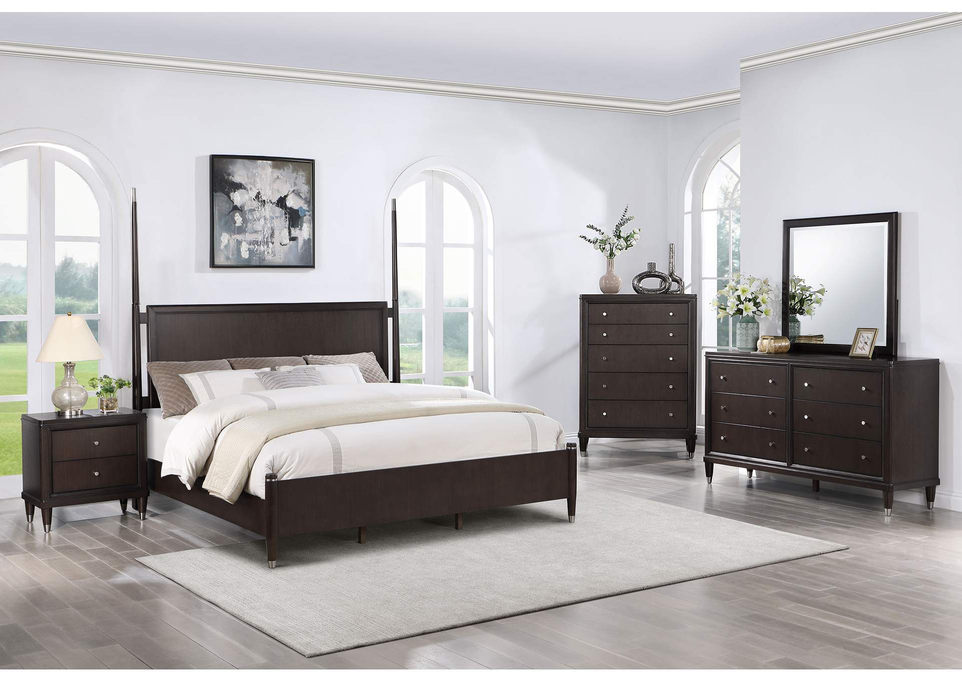 EASTERN KING BED 5 PC SET,Coaster Furniture