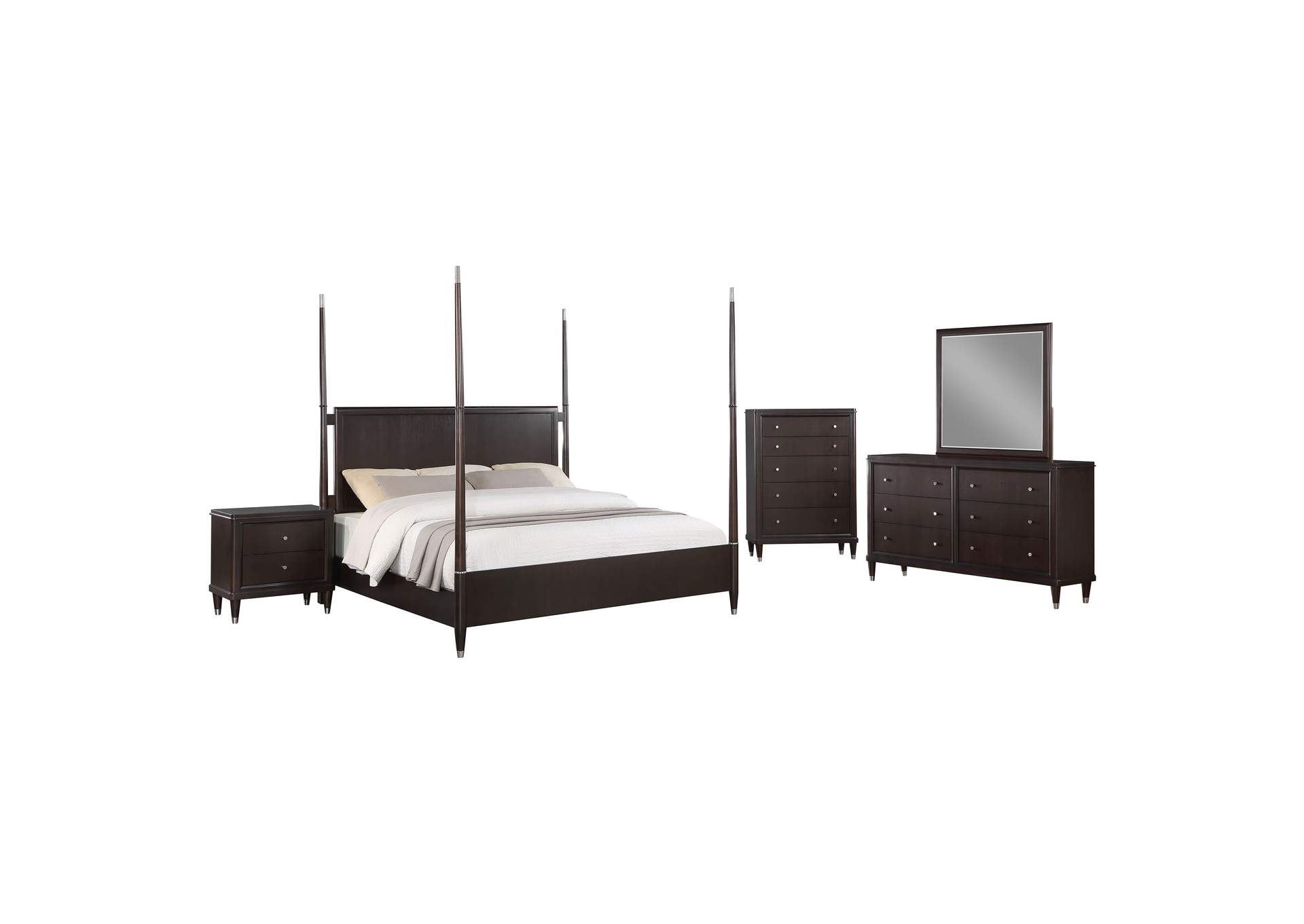 EASTERN KING BED 5 PC SET,Coaster Furniture